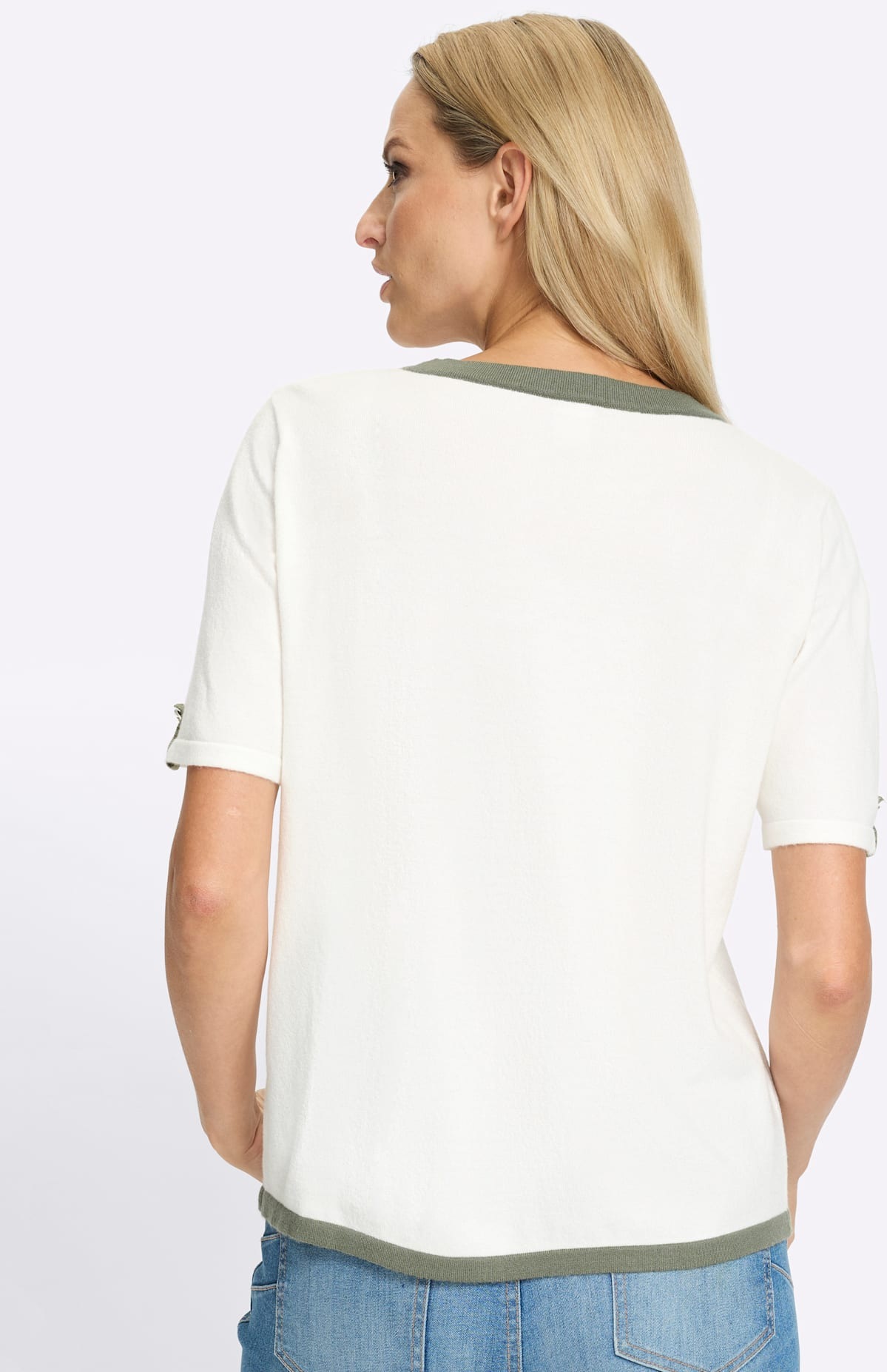 Thumbnail - heine Kurzarmpullover "Pullover"