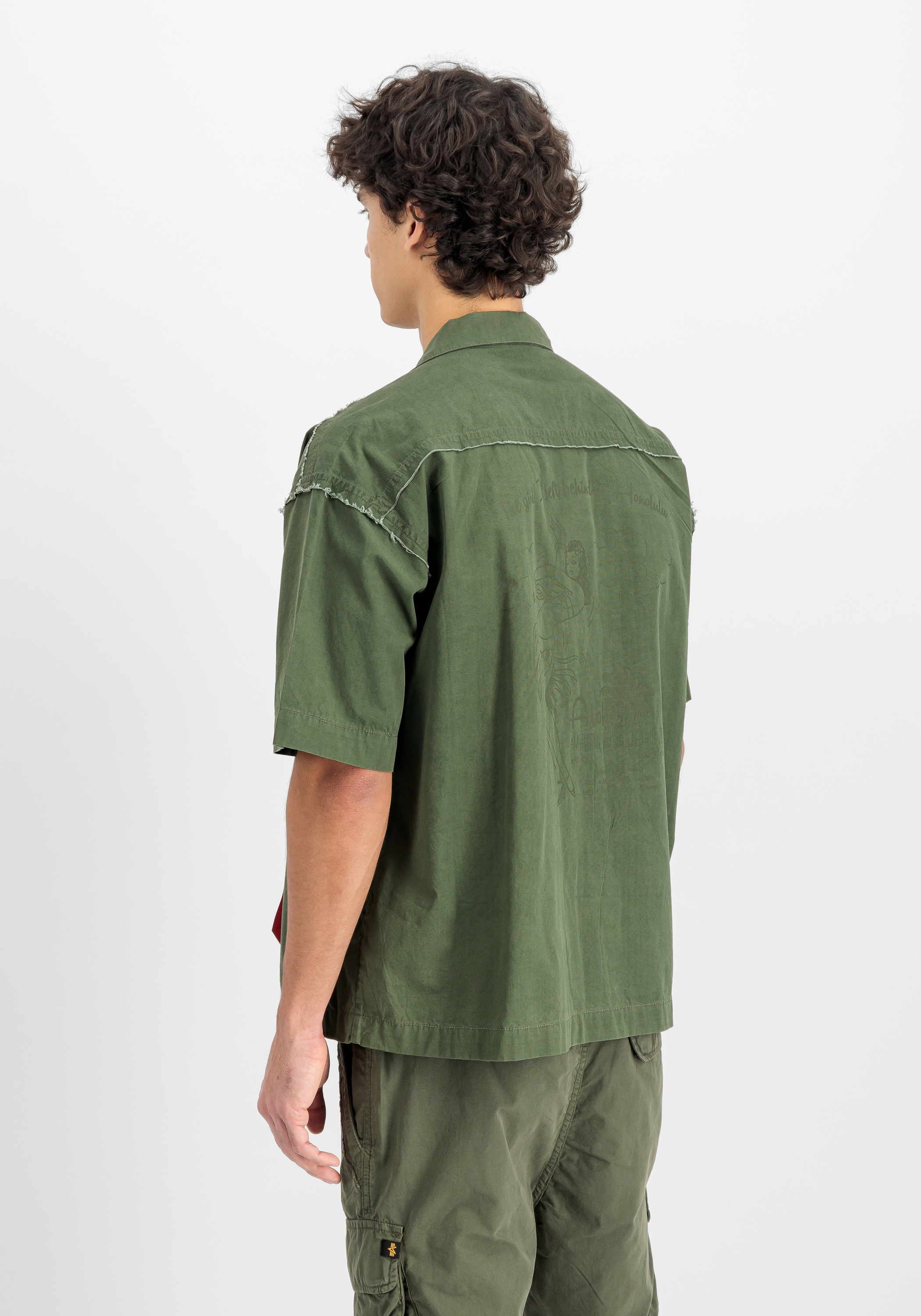 Alpha Industries Print-Shirt »Alpha Industries Men - Shirts Aloha Safari Shirt«