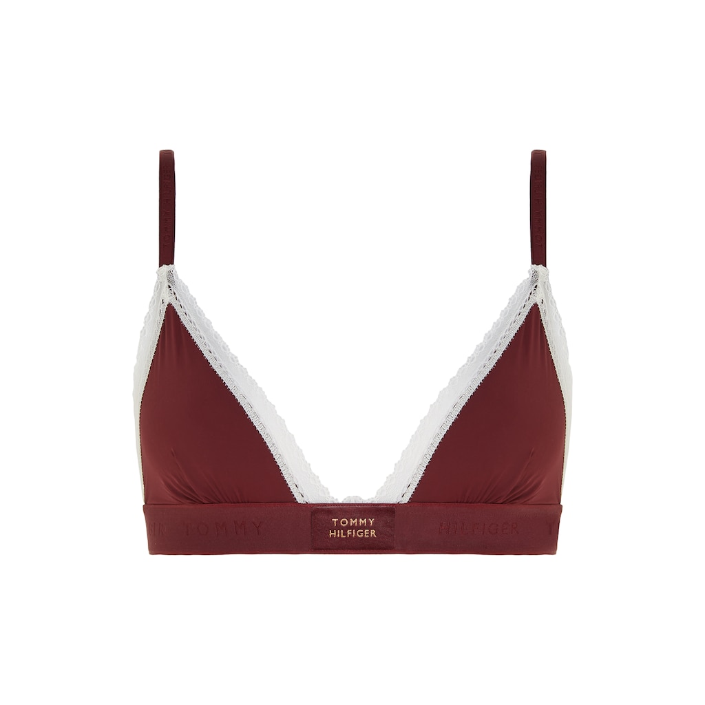 Tommy Hilfiger Underwear Bügelloser BH »TRIANGLE BRA (EXT SIZES)«, mit Spitze