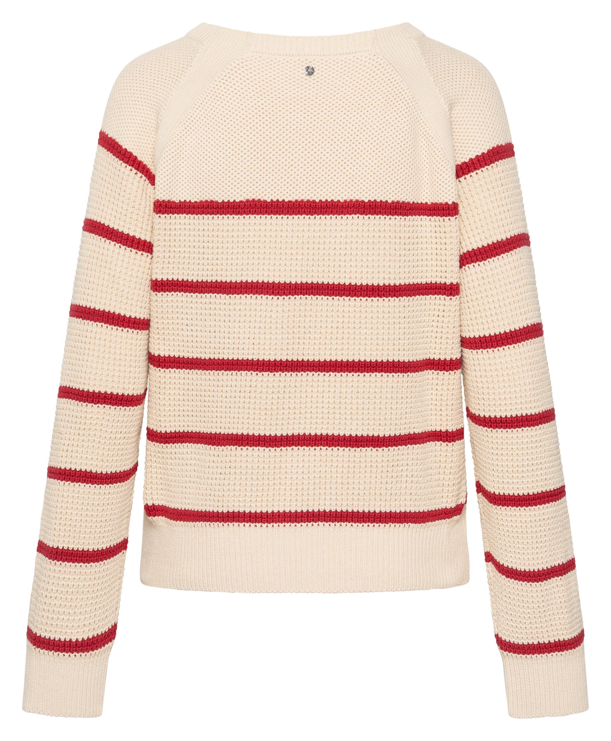 BOSS ORANGE Strickpullover »Farbori Premium Damenmode« mit Knopf-Details, Baumwoll-Mix