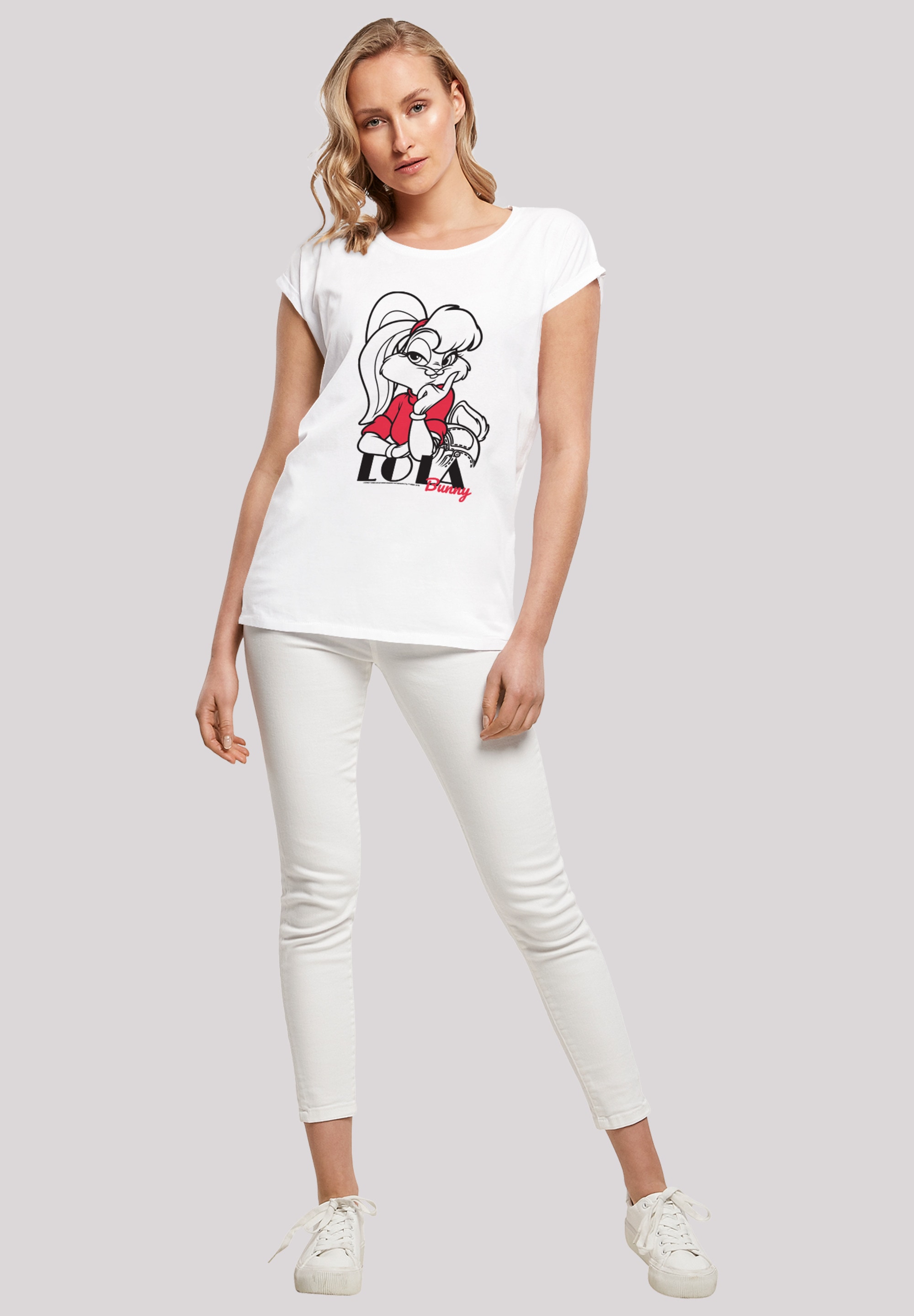 F4NT4STIC T-Shirt »Looney Tunes Classic Lola Bunny«, Damen,Premium Merch,Regular-Fit,Kurze Ärmel,Bedruckt