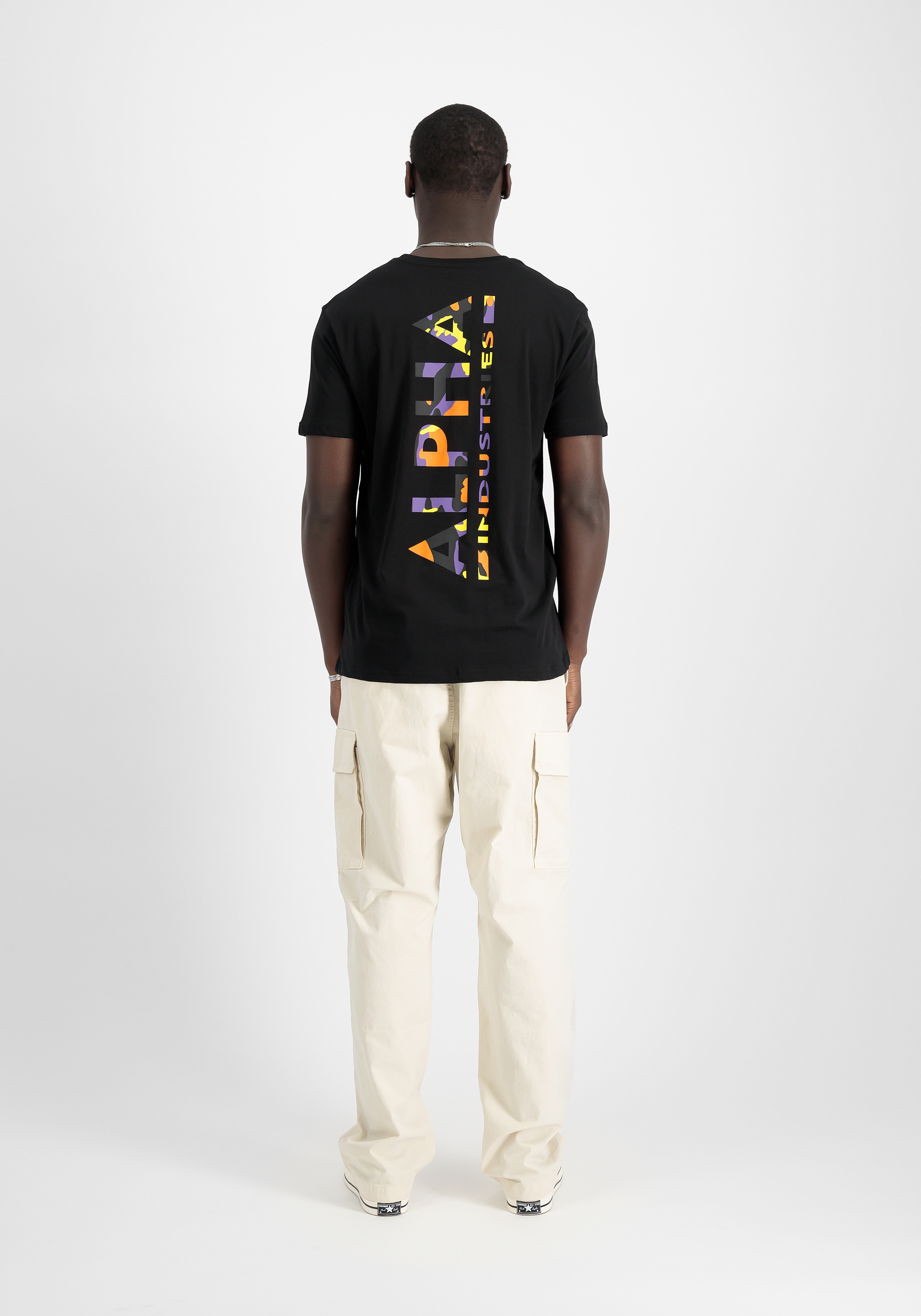 Alpha Industries T-Shirt »Backprint T-Shirt Camo Print«