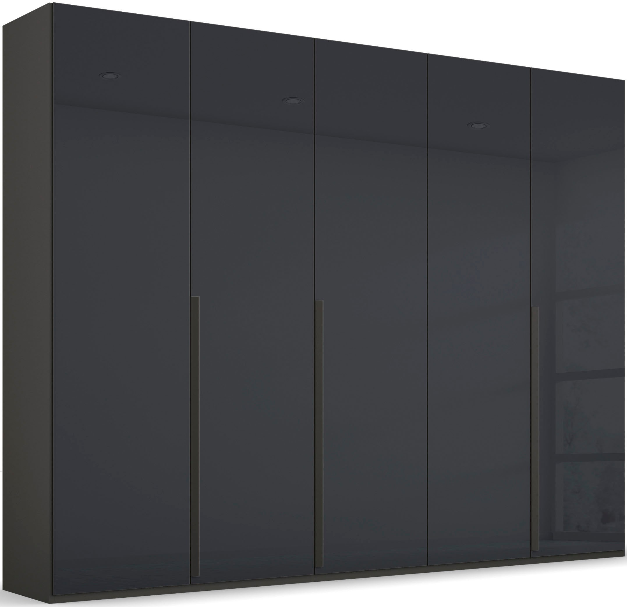 rauch Drehtürenschrank "Kleiderschrank Schrank Garderobe Wäscheschrank PURISMA Glasfront" in den Breiten 151/201/251/301 cm, inkl. SOFT-CLOSE-FUNKTION, schlichte Eleganz, mit umfangreicher Innenausstattung MADE IN GERMANY