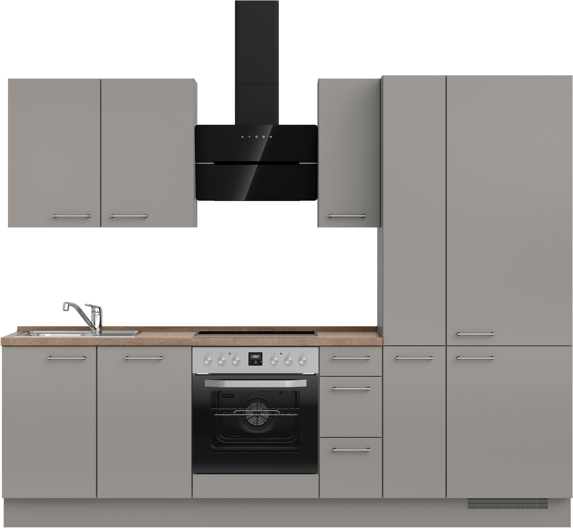 nobilia Küchenzeile ""Laser II", Ausrichtung wählbar, Breite 270 cm" vormon günstig online kaufen