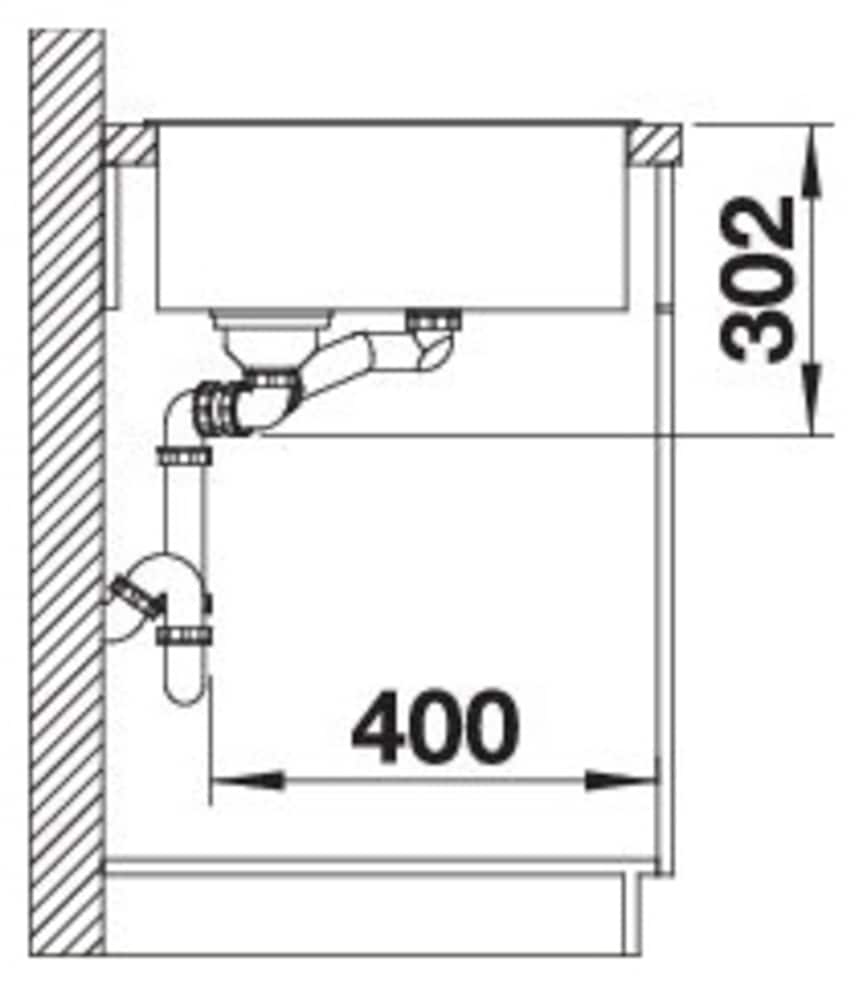 Blanco Granitspüle »AXIA III 6 S« 1 Stk. tlg. inklusive Esche-Compound-Brückenschneidebrett und Multifunktionsschale