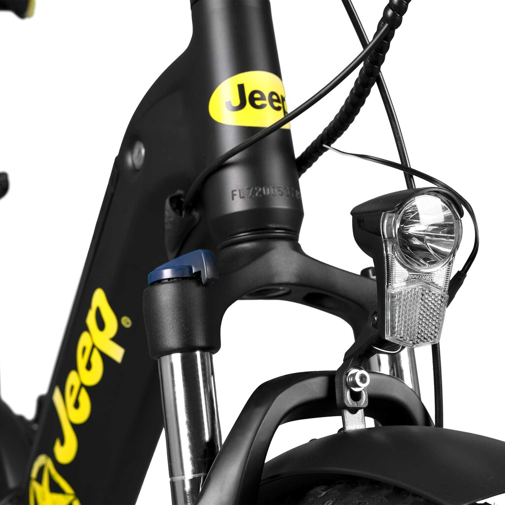 Jeep E-Bikes E-Bike »FR 7000«, 7 Gang, Heckmotor 250 W, (mit Akku-Ladegerät)