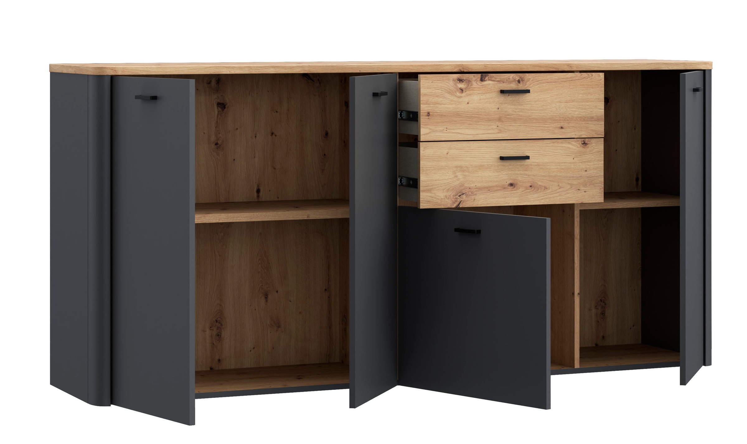 FORTE Sideboard »Leokadia«, Breite ca. 182 cm