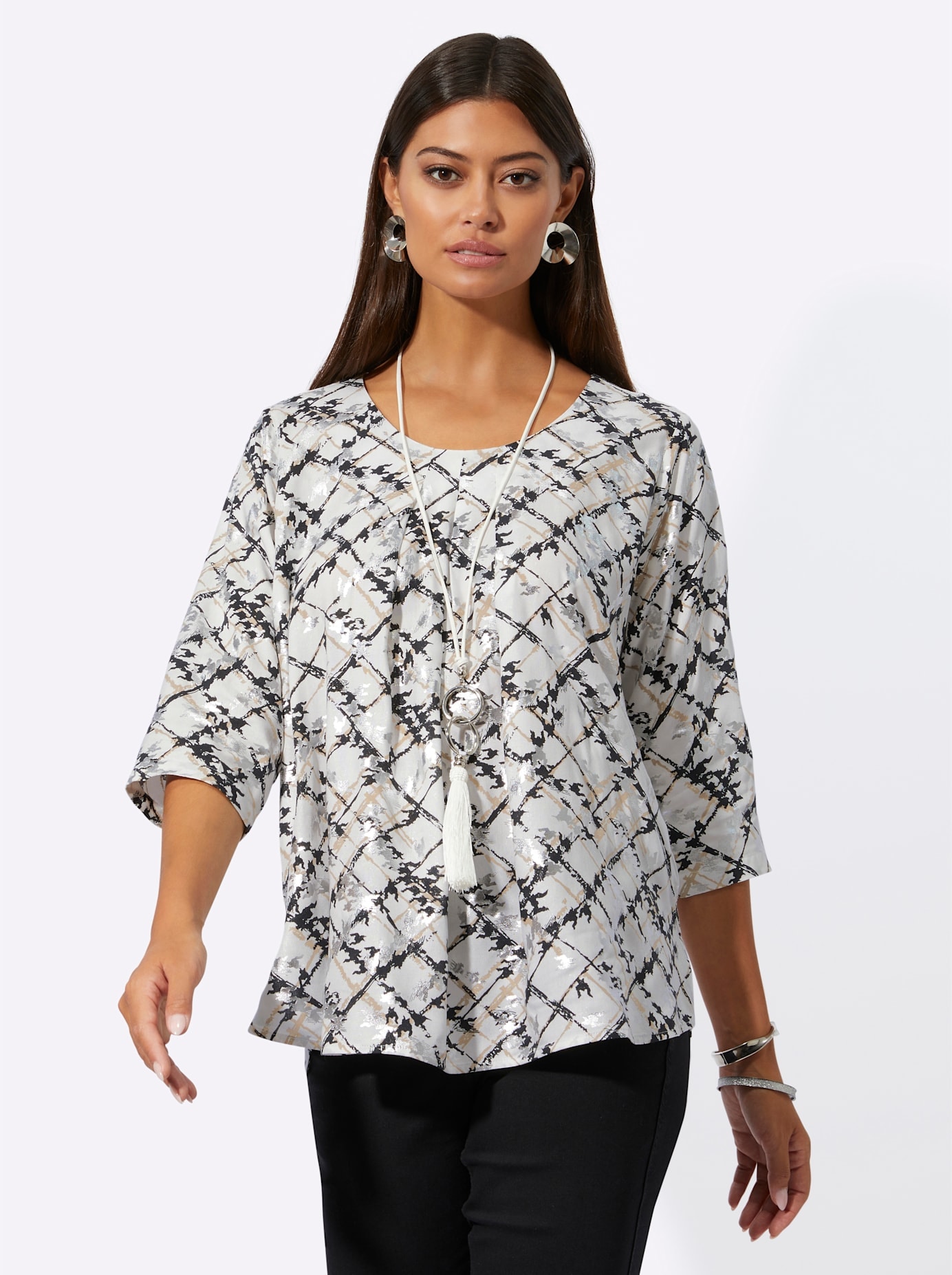 creation L Druckbluse