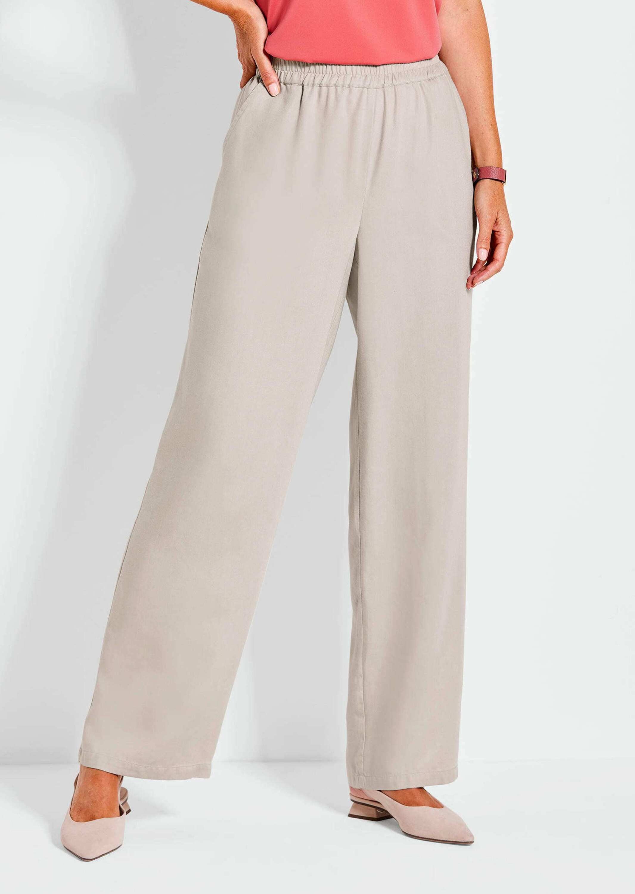 GOLDNER Schlupfhose "Hose VERA mit weitem Bein" günstig online kaufen