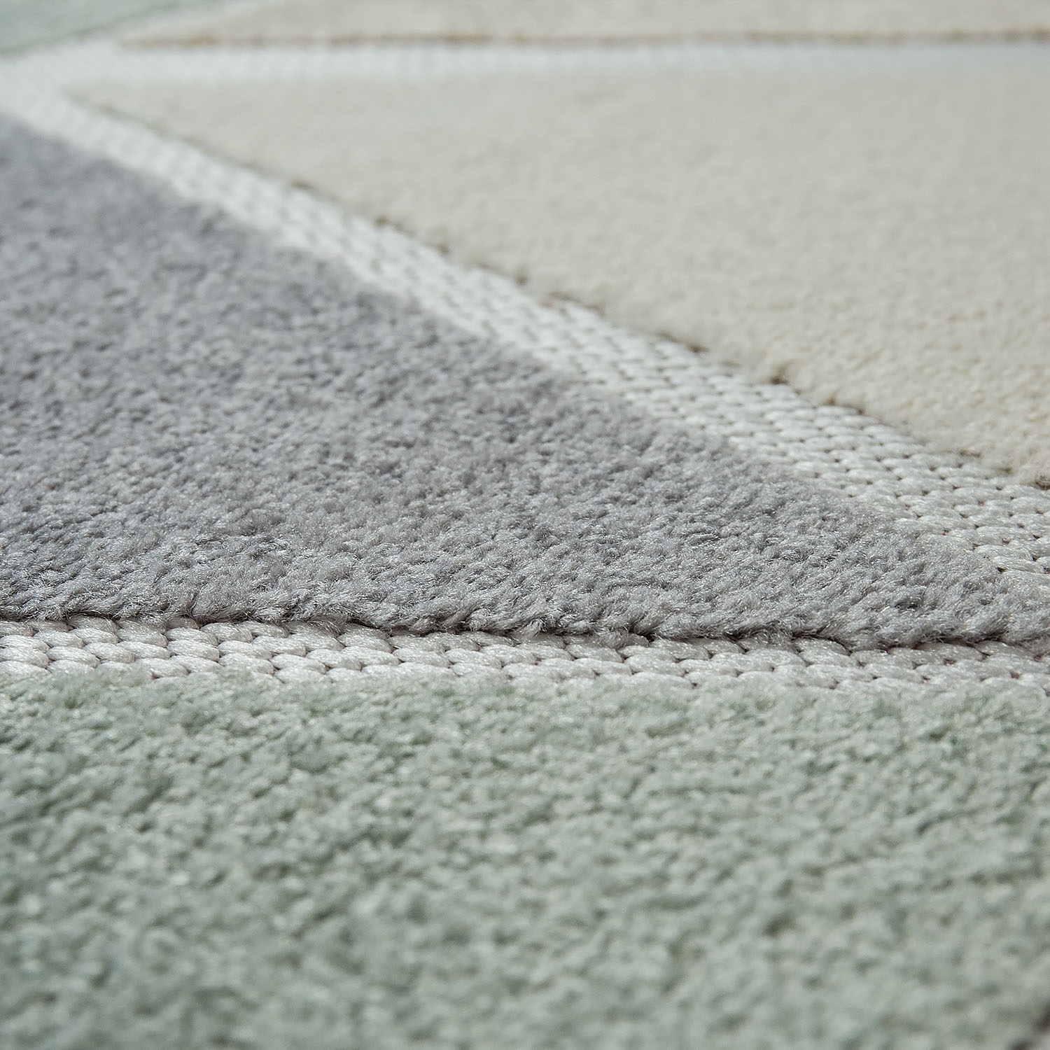 Paco Home Teppich "Stilo 860" rechteckig 12 mm Höhe Kurzflor, 3D-Patchwork günstig online kaufen