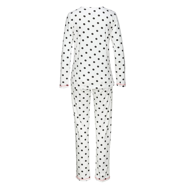 Vivance Dreams Pyjama, (4 tlg., 2 Stück), mit großen Punkten und Sternen  kaufen | BAUR