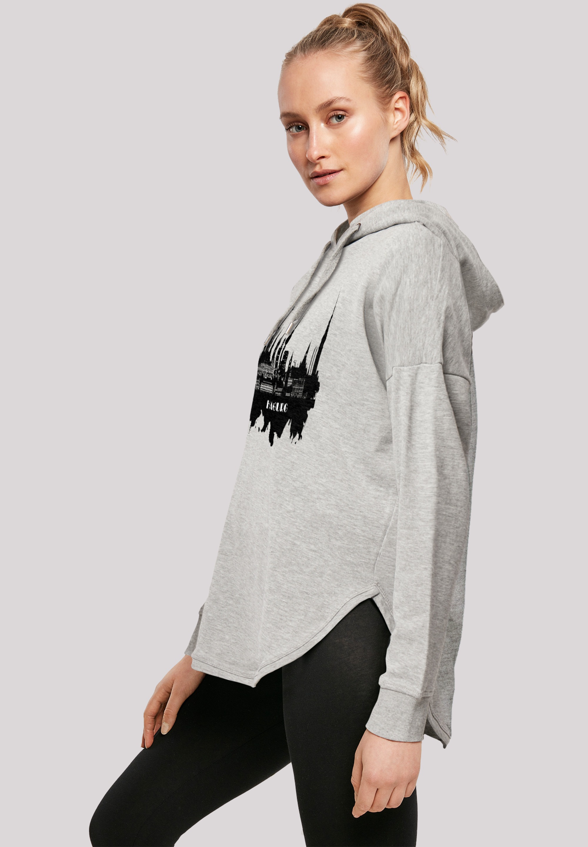 F4NT4STIC Kapuzenpullover »Cities Collection - Hamburg skyline«, Print