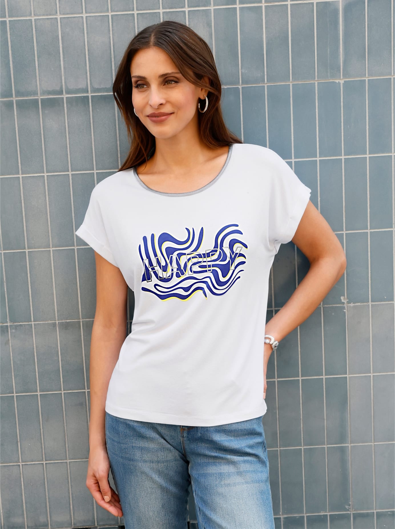 Inspirationen Rundhalsshirt "Kurzarm-Shirt" 1 tlg. günstig online kaufen