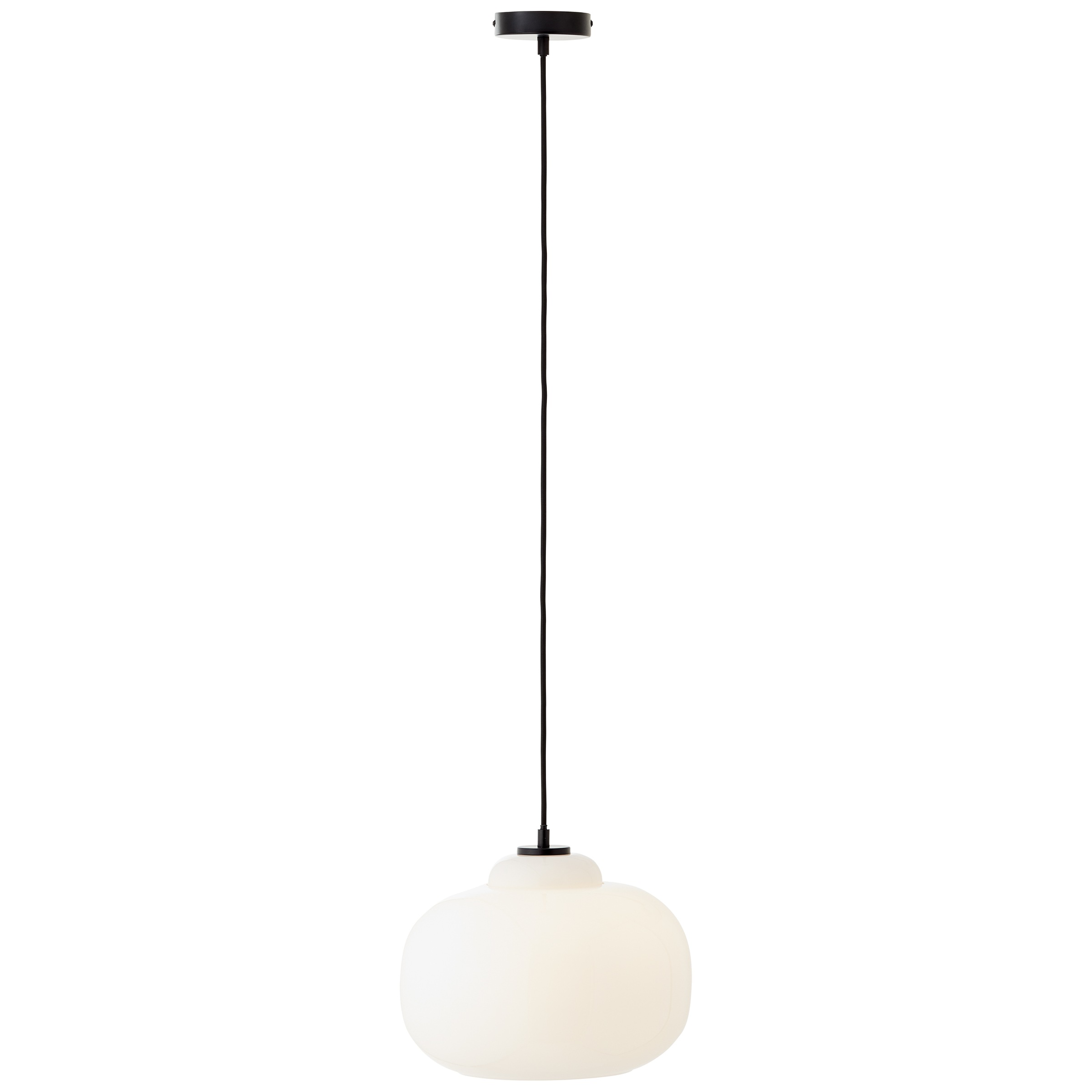 Brilliant Pendelleuchte »Blop«, 1 flammig, Leuchtmittel E27 | ohne Leuchtmittel, Höhe 128,5 cm, Ø 30 cm, E27, kürzbar, Glas/Metall