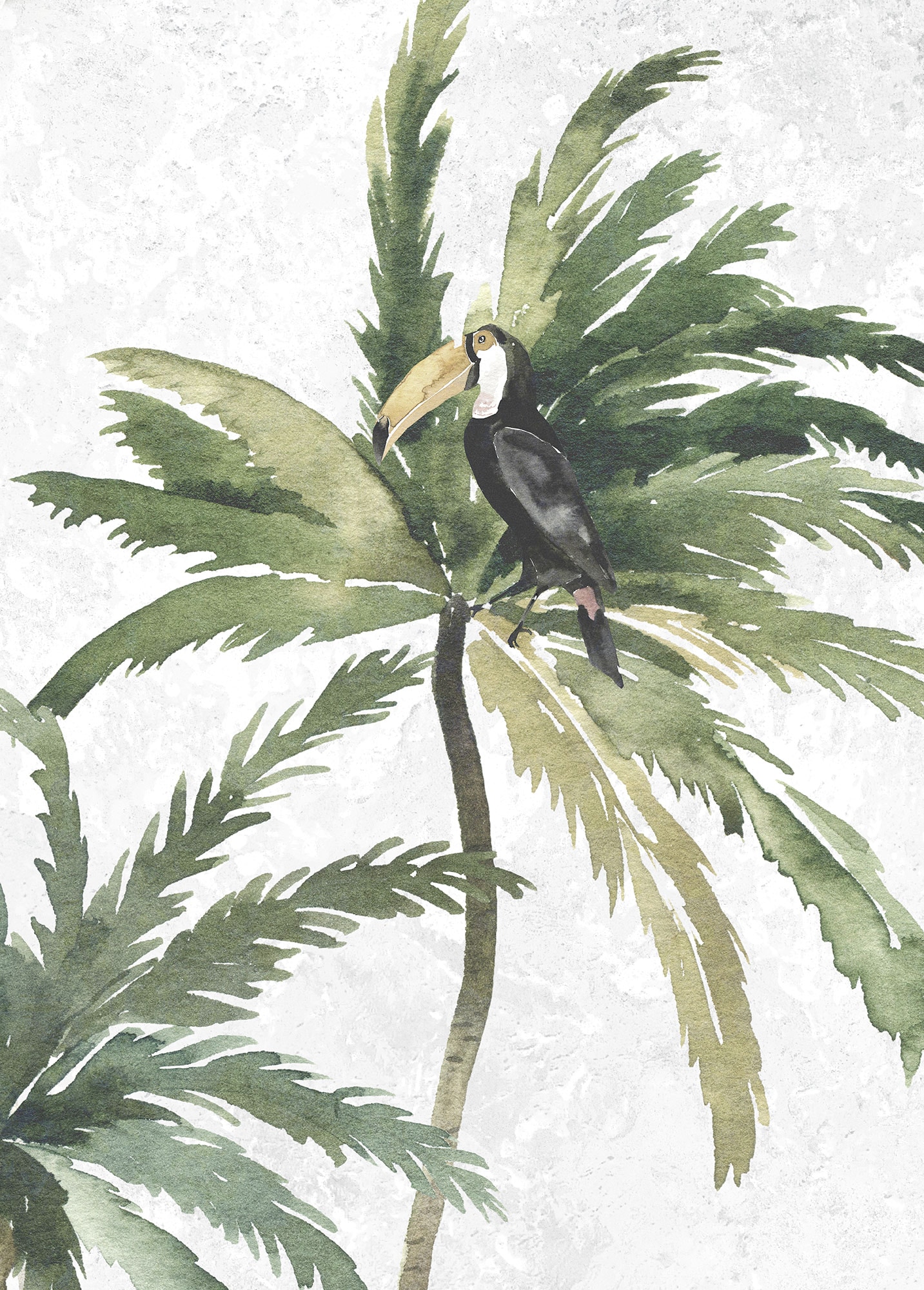 Komar Bild "Tropical Toucan" Natur 1 Stk. tlg. Wandbild zur Dekoration - oh günstig online kaufen