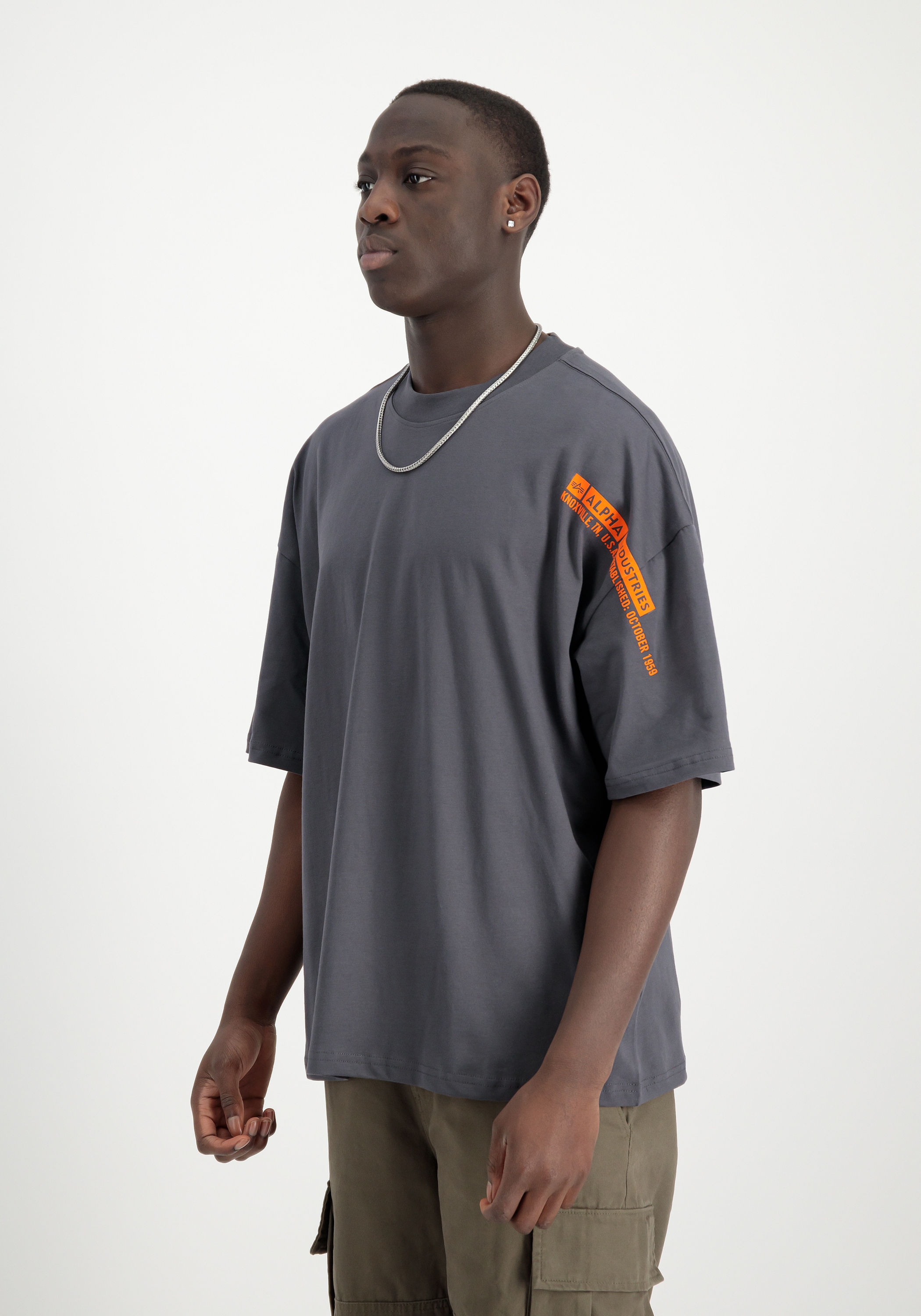 Alpha Industries T-Shirt "Flock Logo T-Shirt"