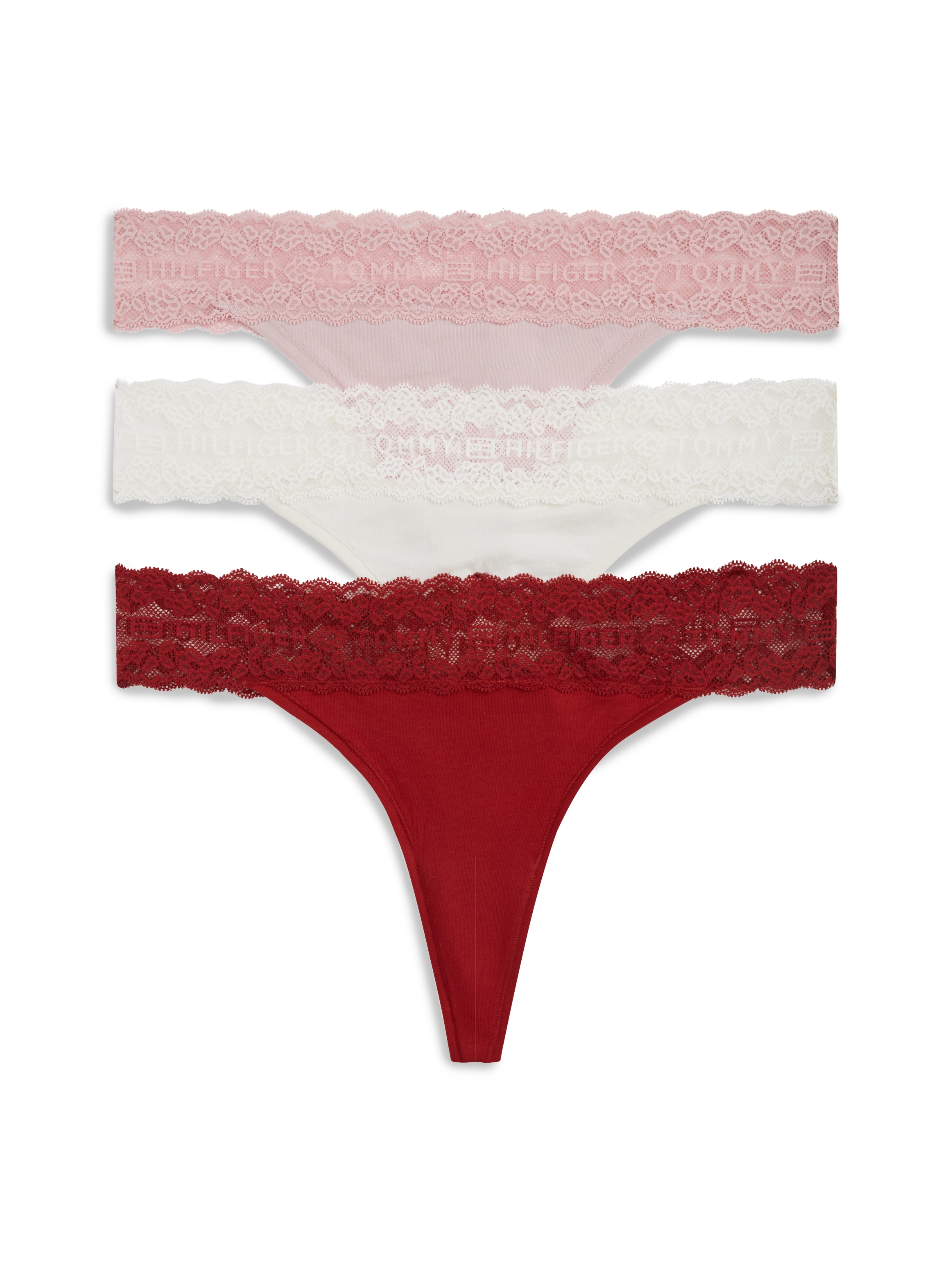 Tommy Hilfiger Underwear Tanga 3 Stk. Körpernahe Passform mit elastischem S günstig online kaufen