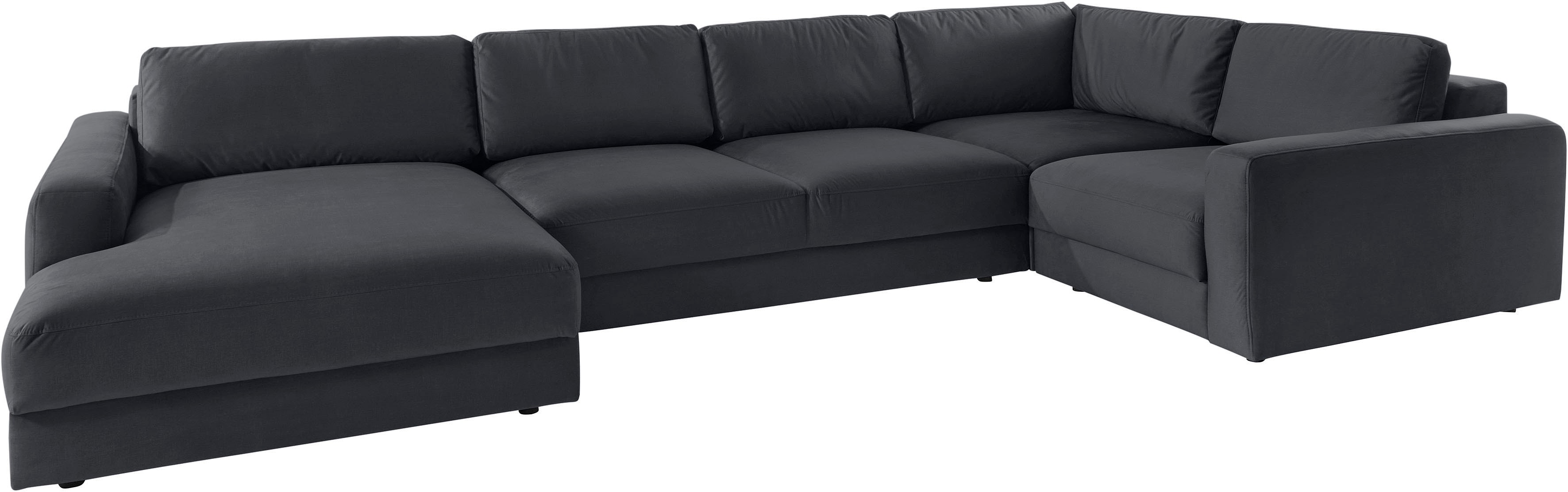 Thumbnail - PLACES OF STYLE Wohnlandschaft "Bloomfield, Mega Polsterprogramm, Breite 405cm, viel Platz, U-Form" mit extra tiefer Sit...