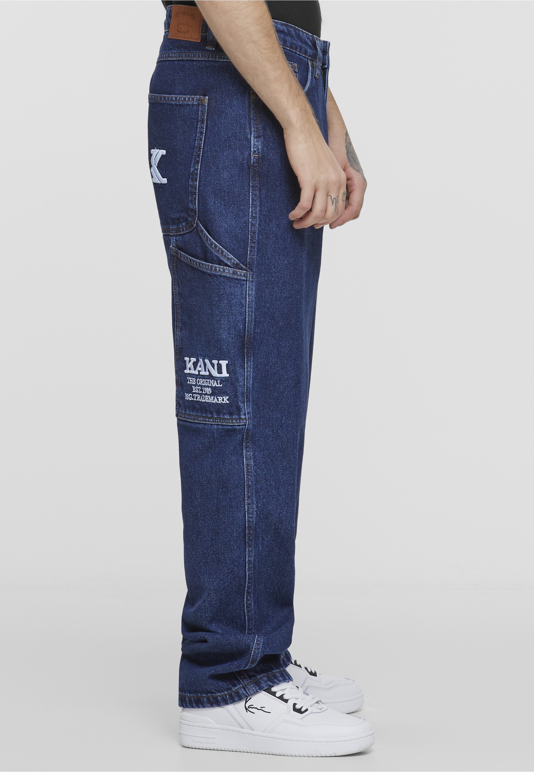 Karl Kani Bequeme Jeans »Karl Kani Herren KK Retro Baggy Workwear Denim«
