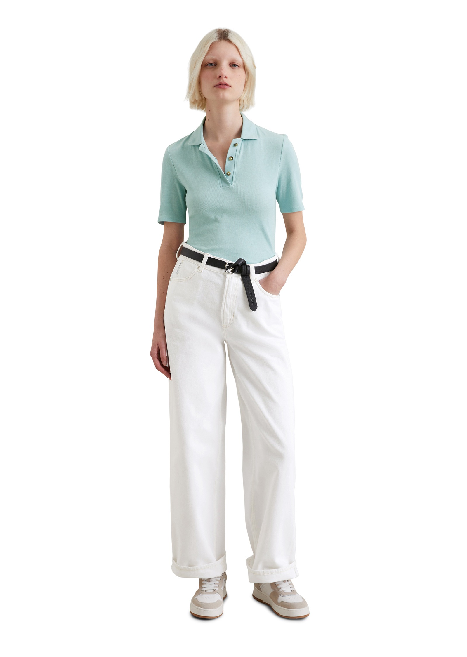 Marc O'Polo DENIM Poloshirt »aus softem Ripp-Jersey«