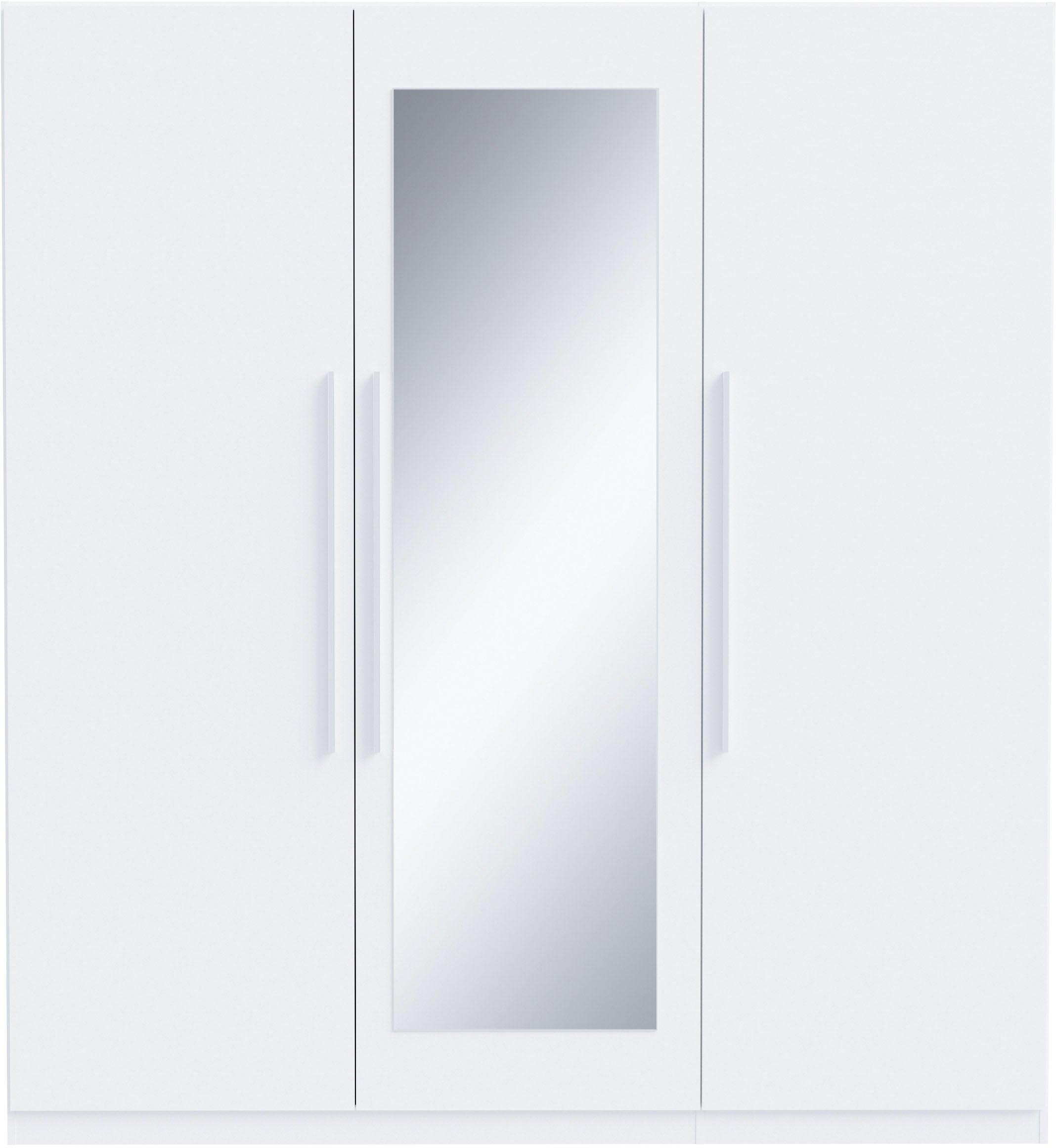 FORTE Drehtürenschrank, B/H/T 180,6/212,9/59 cm, Stauraum, Spiegeltüre