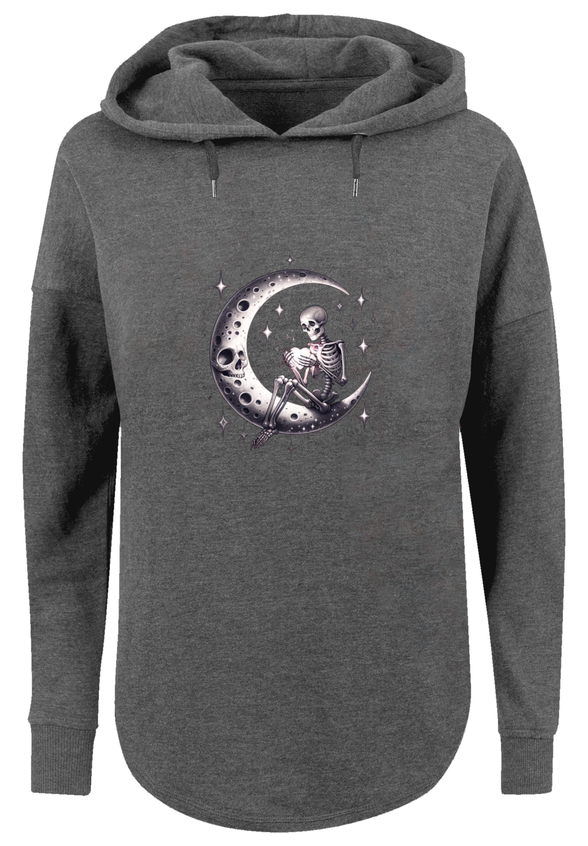 F4NT4STIC Kapuzenpullover »Gothic Valentinstag Skelett Mond«, Premium Qualität