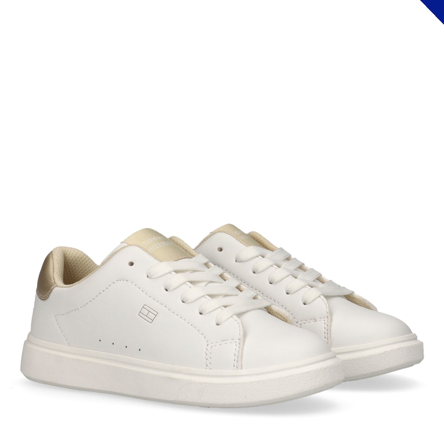Tommy Hilfiger Sneaker Freizeitschuh, Halbschuh, Schnürer mit Kontrastbesatz