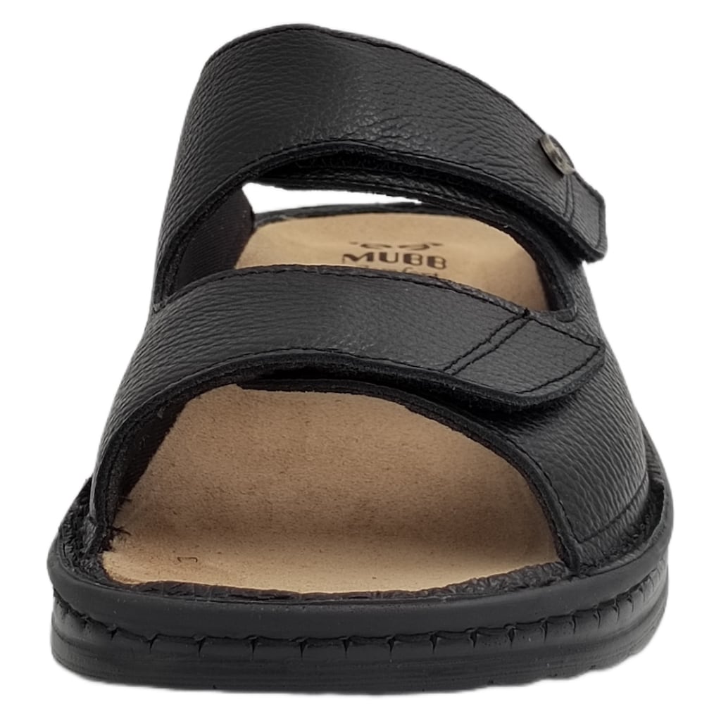 MUBB Pantolette, Sommerschuh, Schlappen, Klettschuh, in Weite H