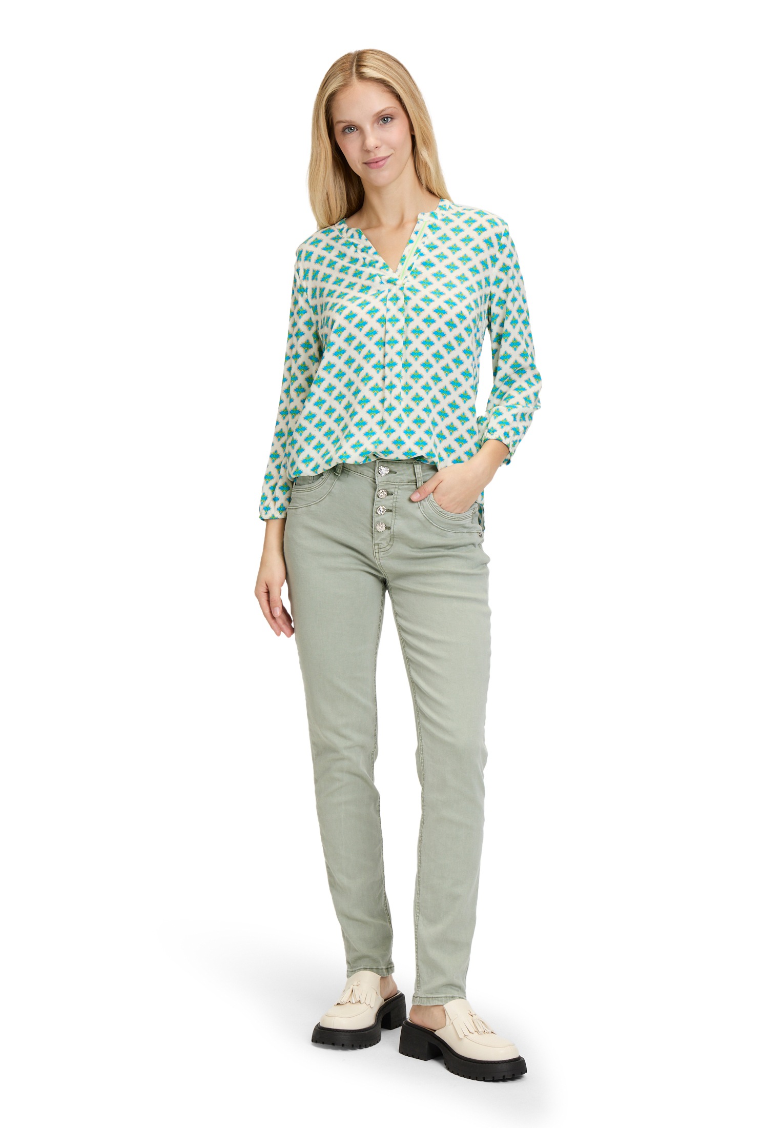 Cartoon Shirtbluse »Cartoon Blusenshirt mit Muster«