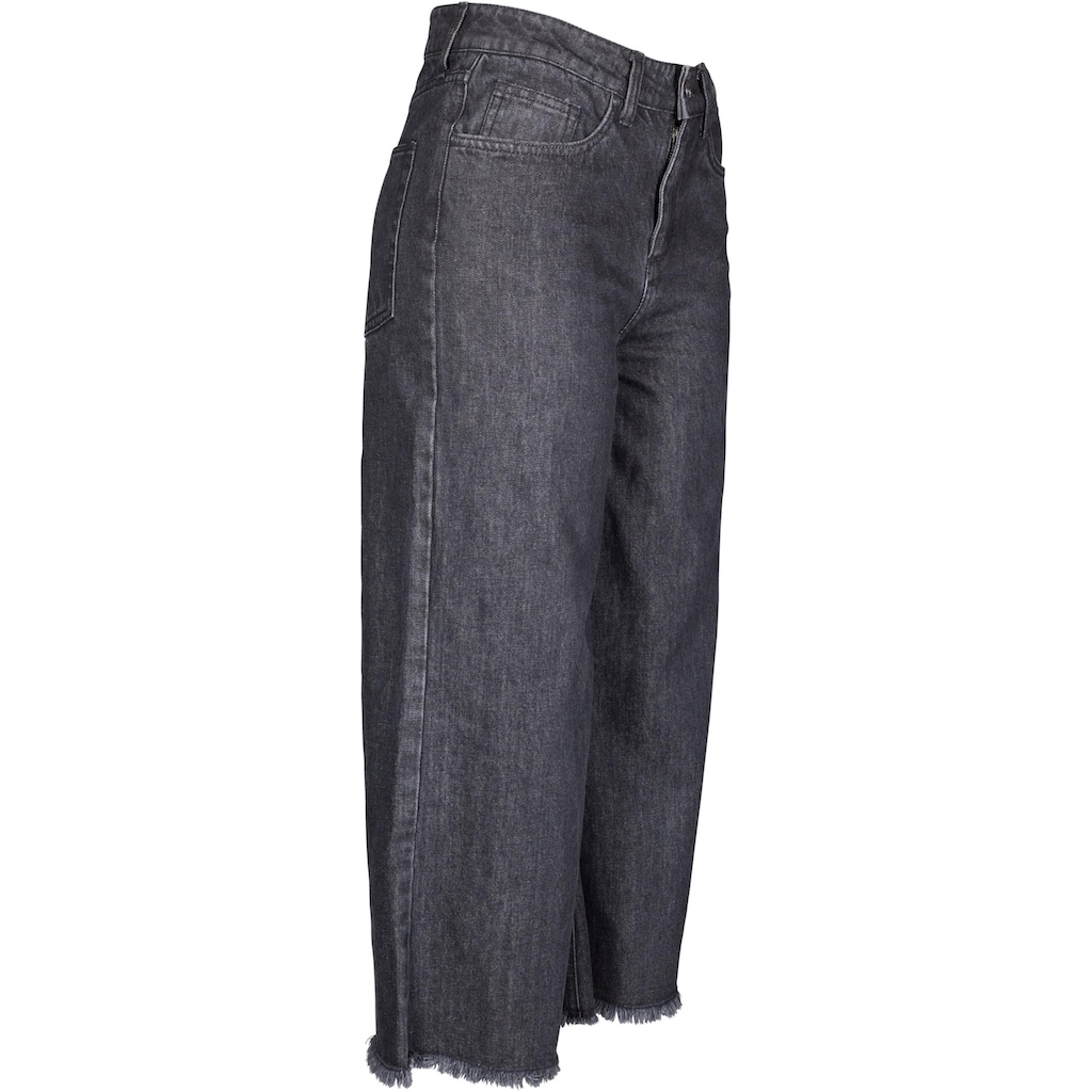 URBAN CLASSICS Bequeme Jeans »Urban Classics Damen Ladies Denim Culotte«, (1 tlg.)