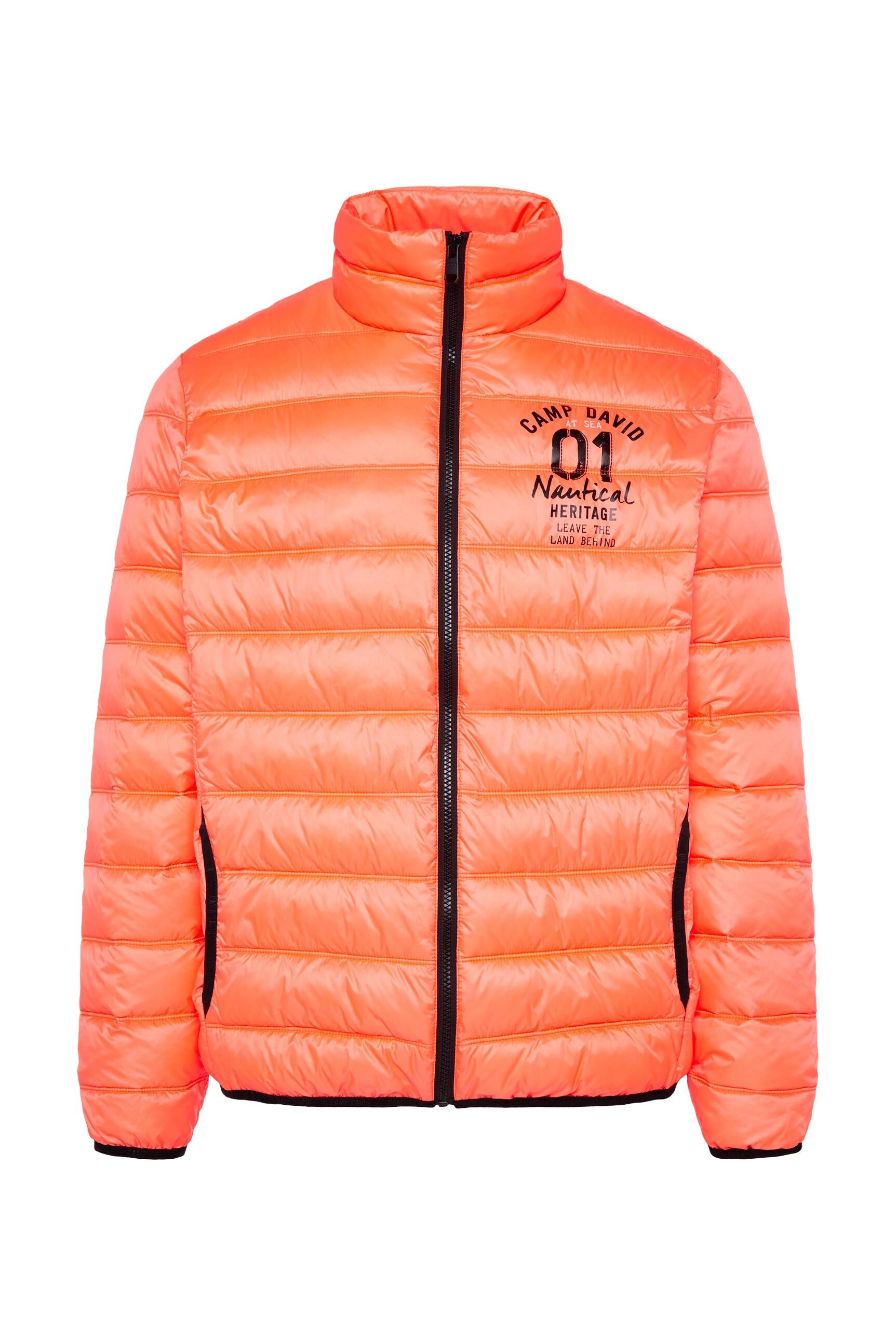 CAMP DAVID Outdoorjacke ohne Kapuze mit elastischem Saumabschluss