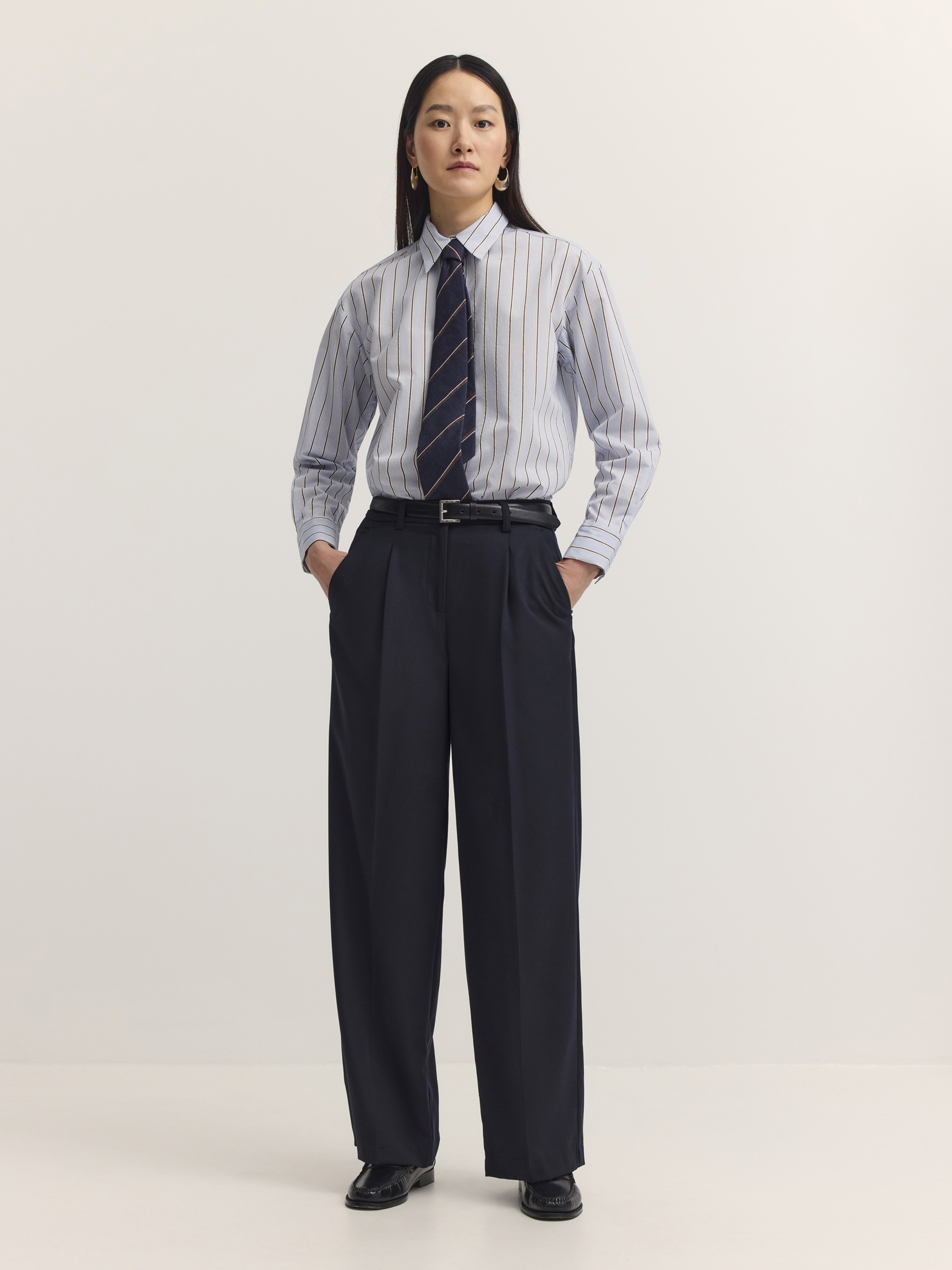 bugatti Stoffhose »Modern Fit«  Modern Fit Gerade Form Viskosemix