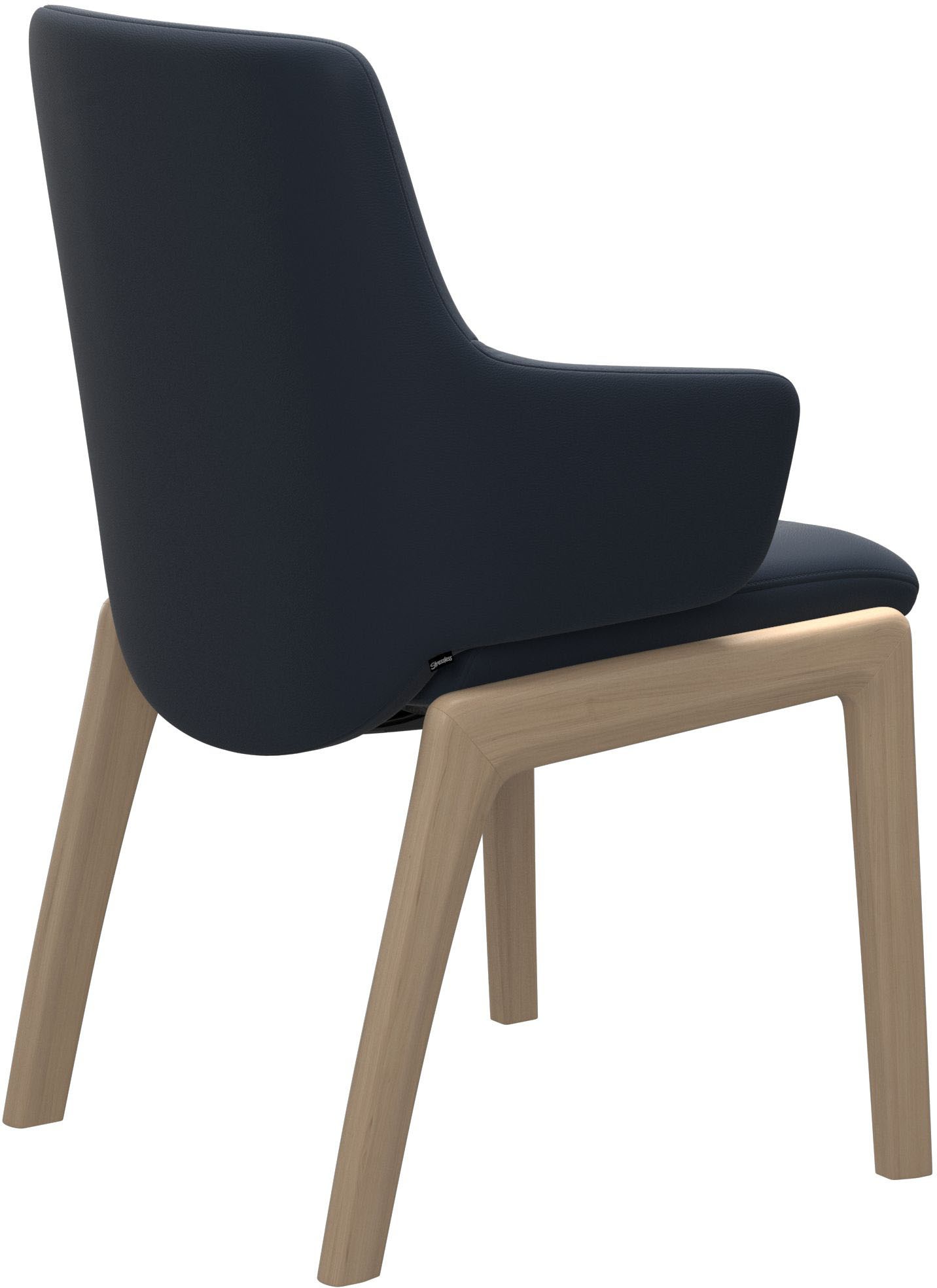 Thumbnail - Stressless Polsterstuhl "Laurel", Leder PALOMA, Low Back mit Armlehne, Größe L, mit abgerundeten Beinen in Walnuss