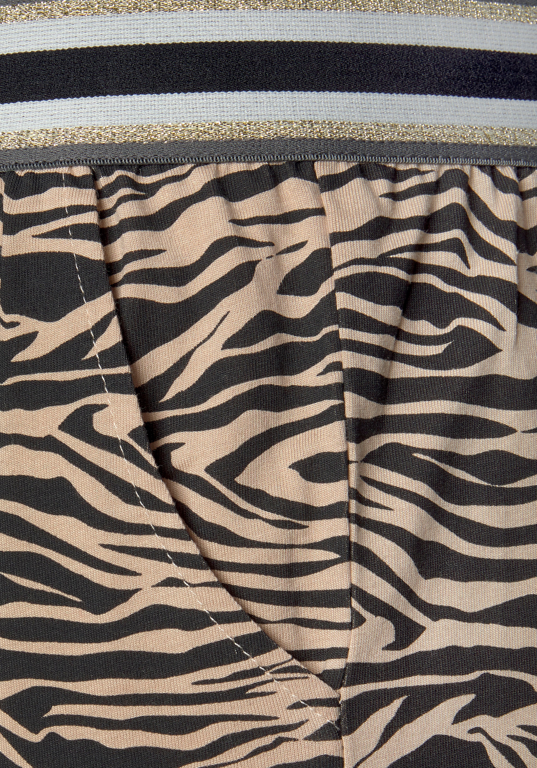 s.Oliver Pyjama, (2 tlg., 1 Stück), lange Hose mit Animal-Print bestellen |  BAUR