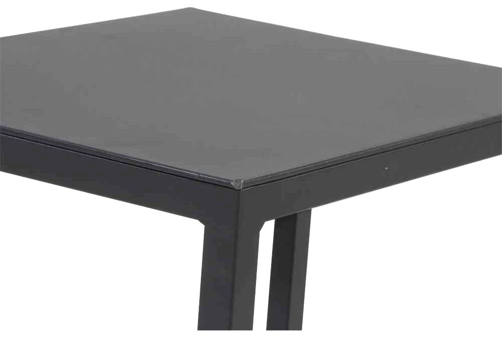 Beistelltisch SIENA GARDEN "Ramo", grau (anthrazit, anthrazit, anthrazit), B:33,5cm H:50cm T:40cm, Aluminium, Tische, Beistelltisch, Beistelltisch, BxTxH: 33,5x40x50 cm, Aluminium matt-anthrazit 2