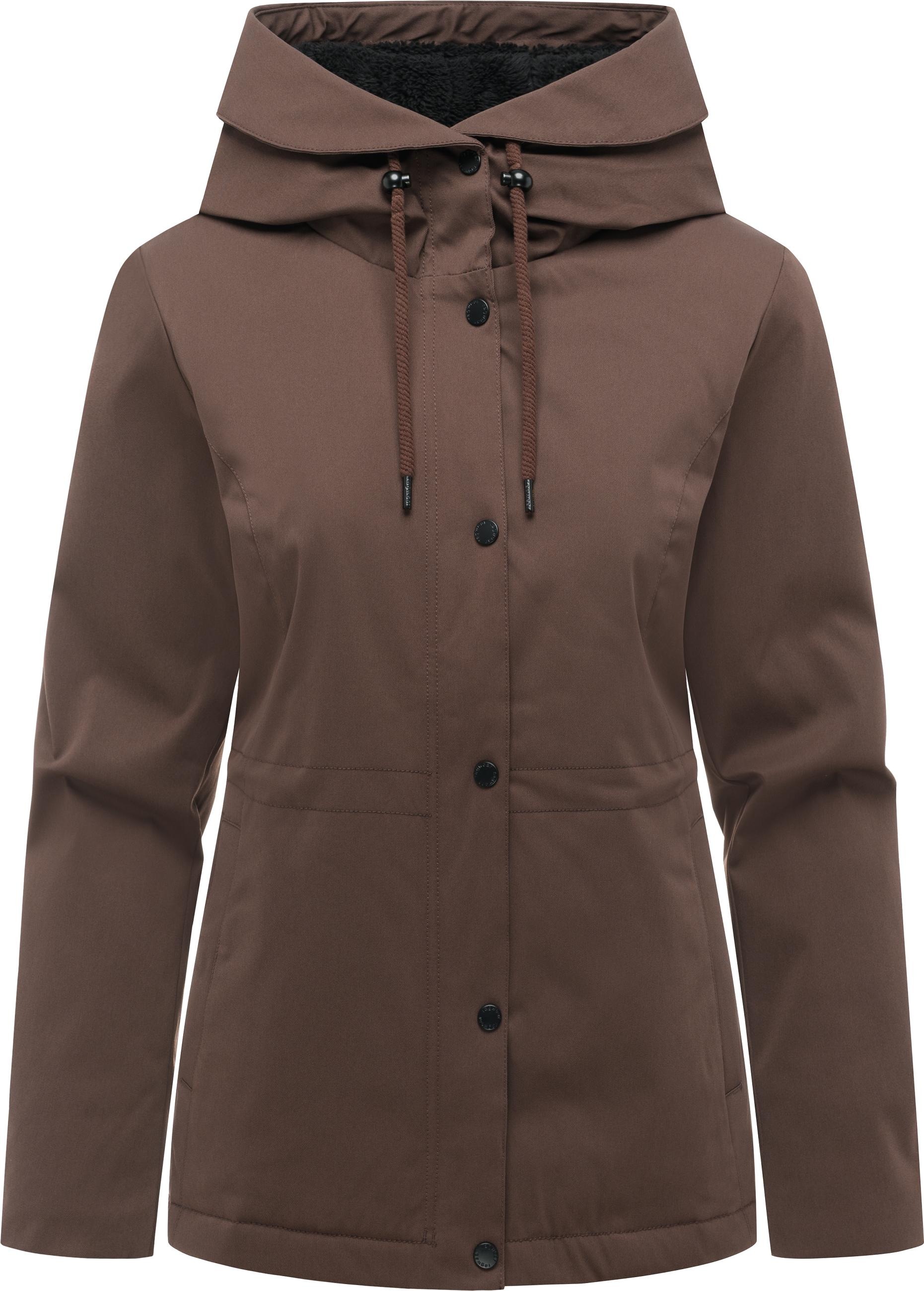Ragwear Outdoorjacke "Padmini B Y" mit Kapuze Wasserdichte Übergangsjacke mit Taillenzugkordel