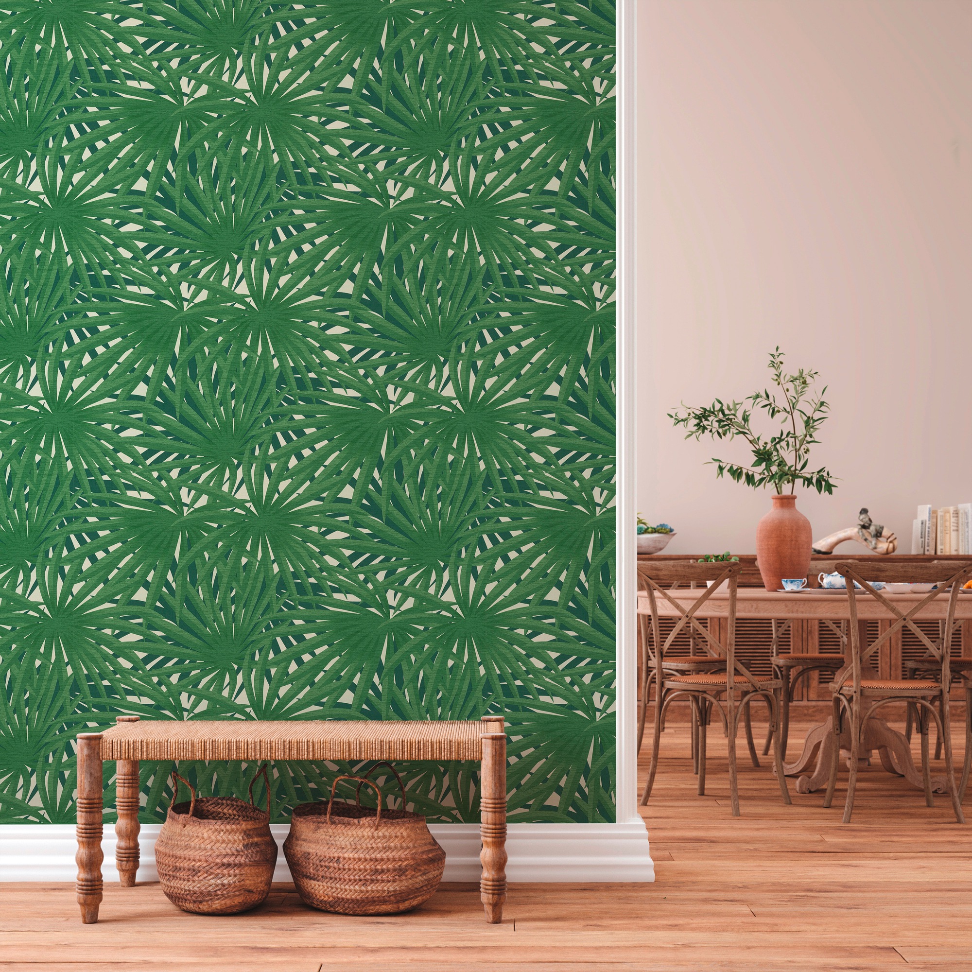living walls Vliestapete »Metropolitan Stories, Said Marrakesch«, floral-botanisch-tropisch, Blumen Tapete Floral