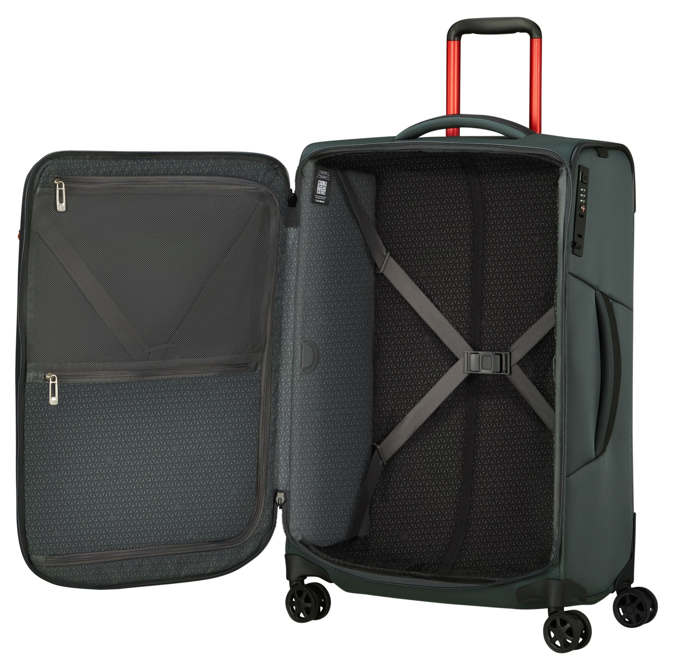 Samsonite Koffer »RESPARK 67 EXP«, 4 Rollen, Trolley, Reisegepäck Weichschalenkoffer TSA-Zahlenschloss