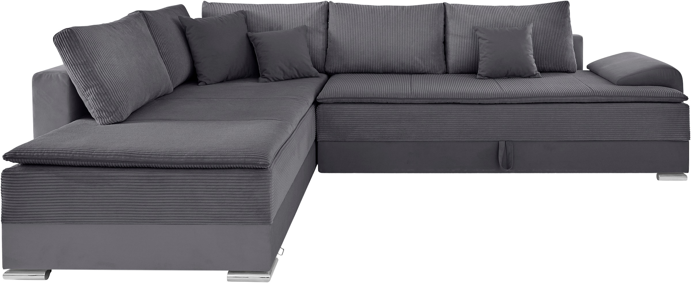 INOSIGN Ecksofa "Boxspringbett Night & Day L-Form mit Dauer-Schlaffunktion günstig online kaufen