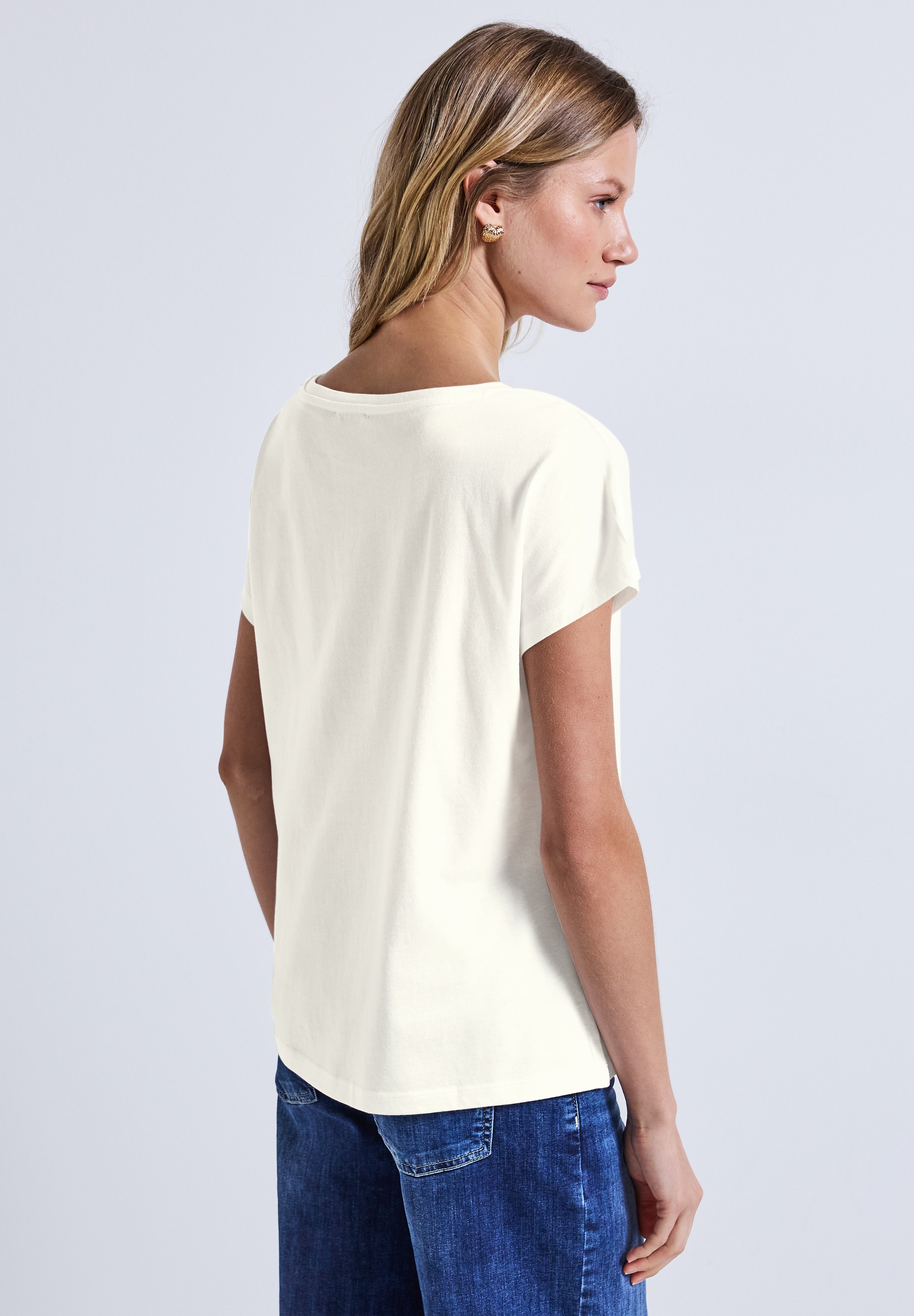 STREET ONE T-Shirt, mit Rundhalsausschnitt