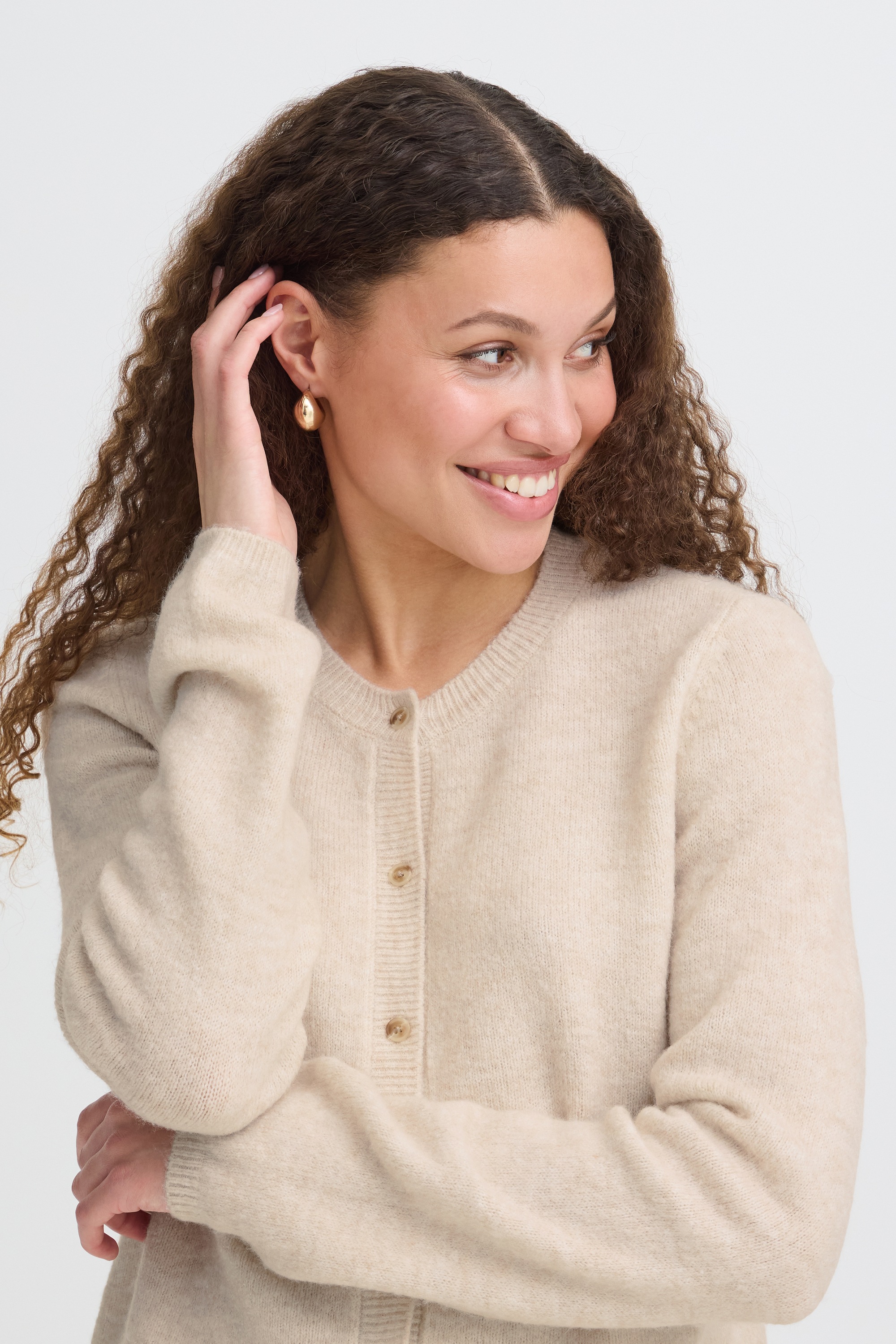 fransa Strickjacke »Damen Langarm FRELLIS«