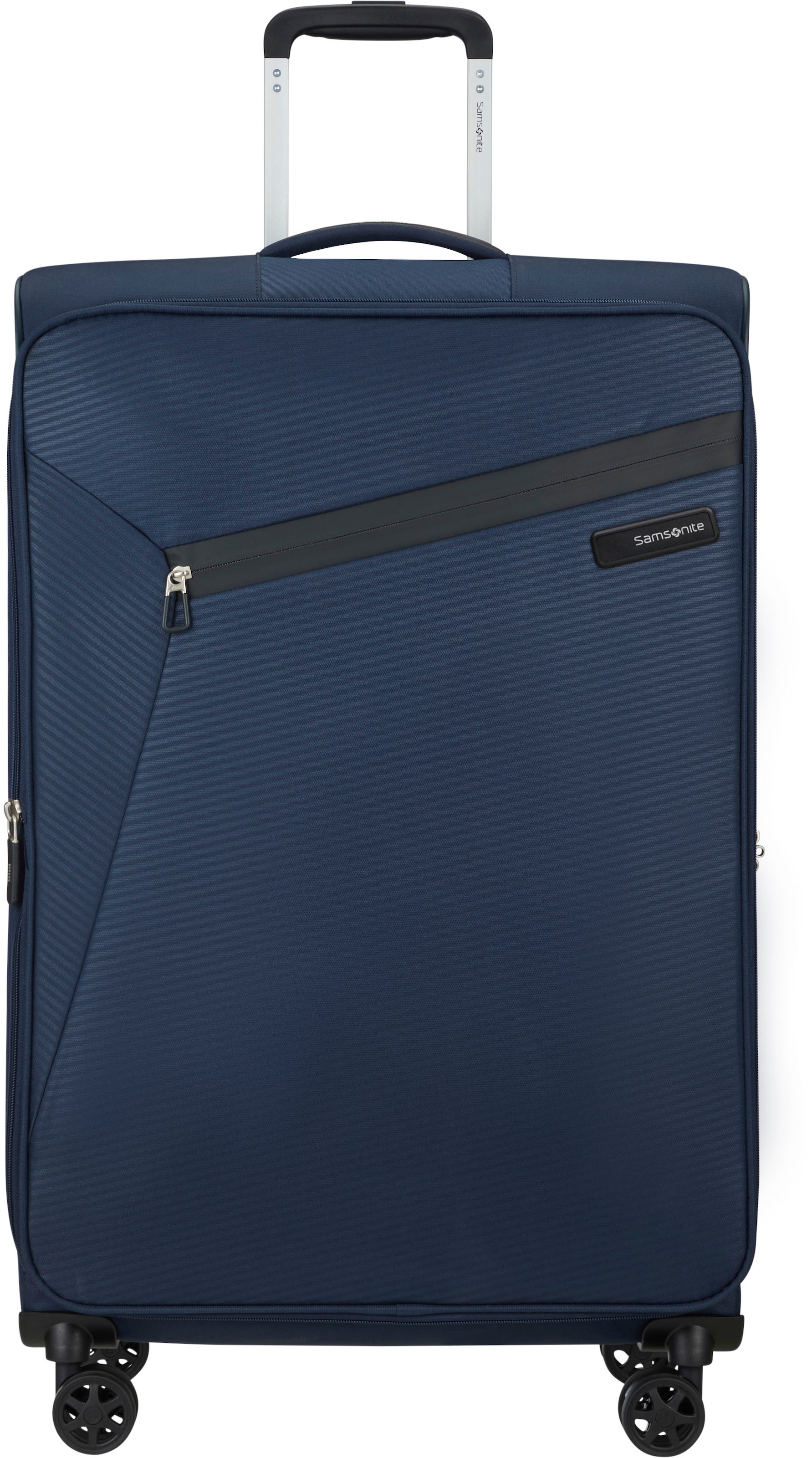 Samsonite Weichgepäck-Trolley "LITEBEAM, midnight blue, 77 cm", 4 St. Rollen, Reisekoffer Großer Koffer Aufgabegepäck mi