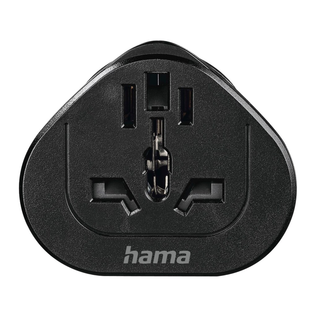Hama Reiseadapter »Reiseadapter Typ E und F, 3-polig, universal, für Reisen in Europa«