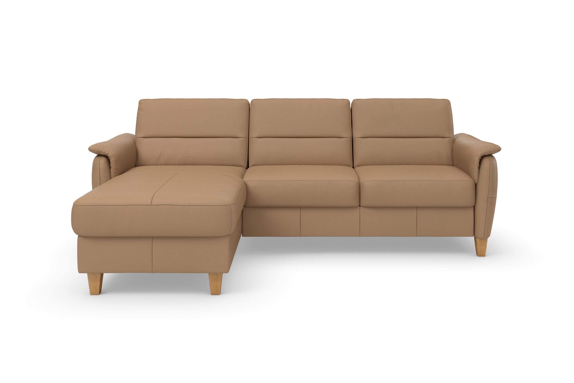Home affaire Ecksofa "Palmera L-Form, B: 244 cm" optional Bettfunktion & Be günstig online kaufen