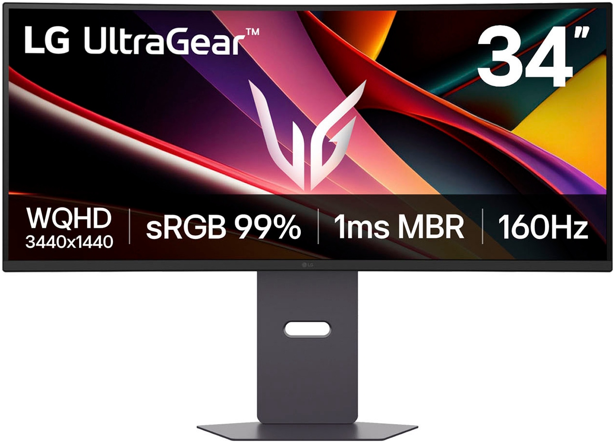 LG Curved-Gaming-Monitor "34G600A", B:80,9cm H:35,89cm T:9,15cmschwarz, Monitore