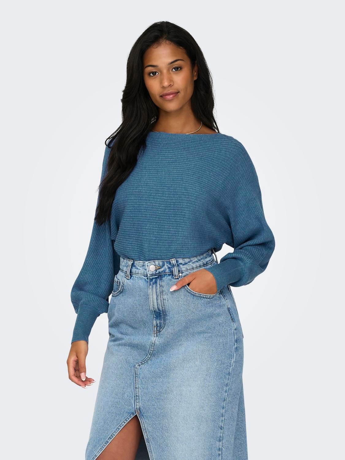 ONLY "ONLADALINE L/S SHORT PULLO KNT NOOS" Viskosemischung, regular fit