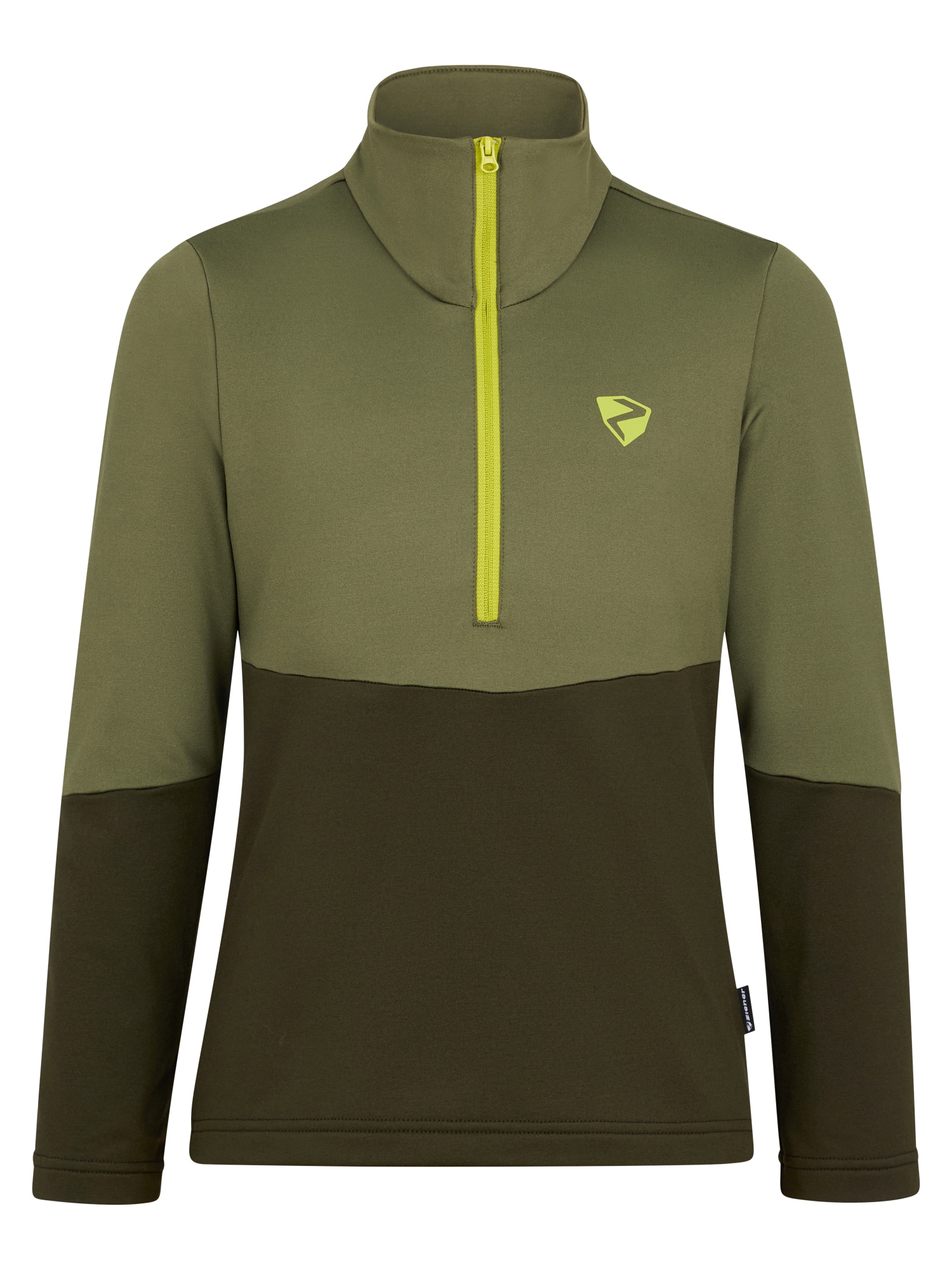 Ziener Sweatshirt "JARPS-Z JUNIOR", Stretchmaterial, wärmend, halber Front-Reißverschluss
