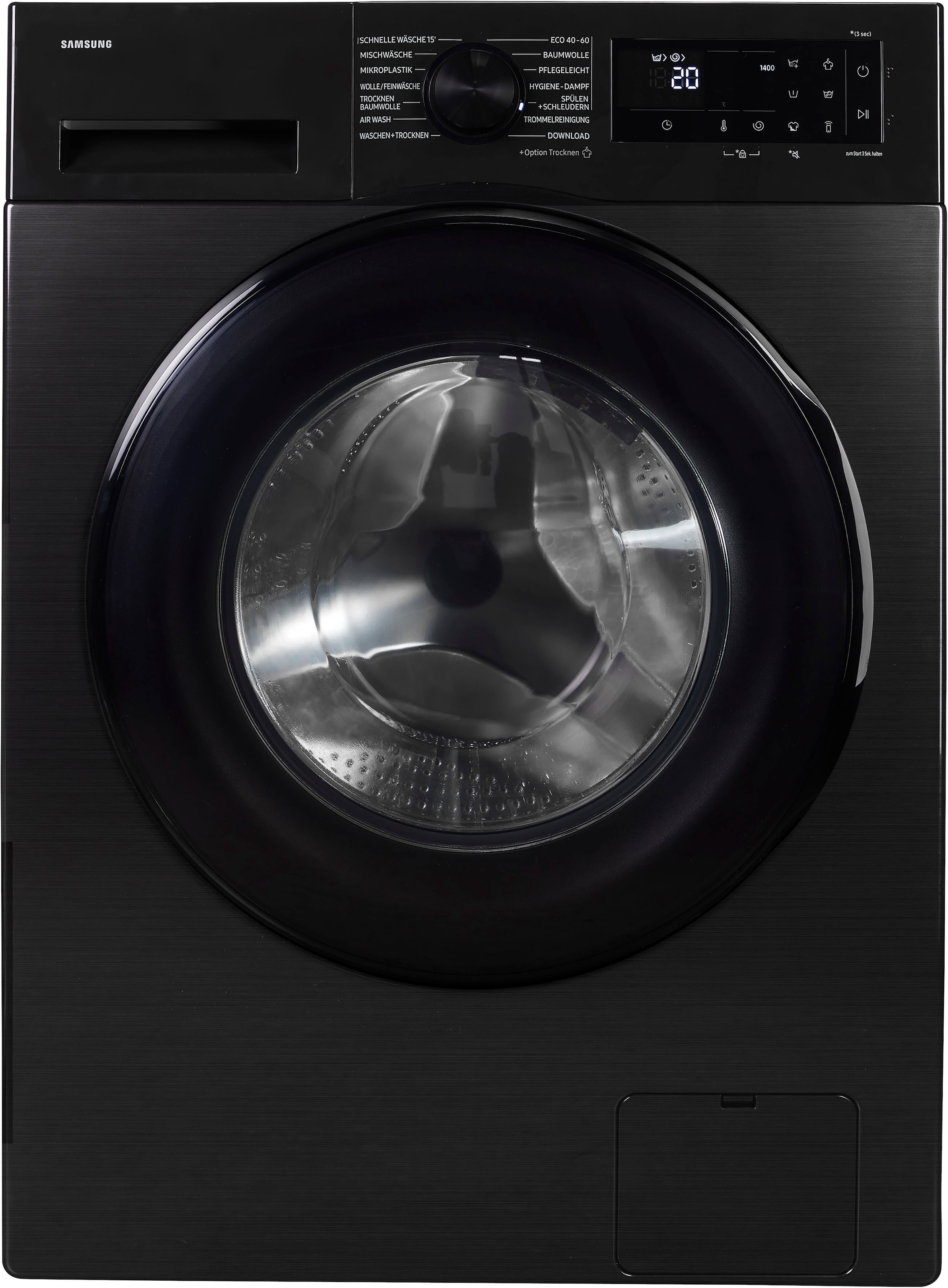 Samsung Waschtrockner »WD9EDG5B15BBEG«, WD5000D, Hygiene - Dampfprogramm