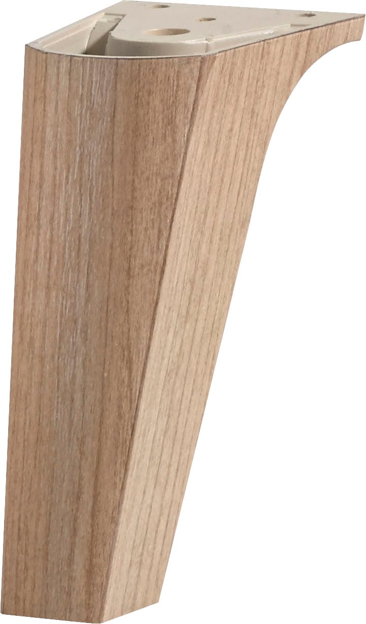 Saphir Möbelfuß »Quickset Fuß-Set, 2er Set Möbelfüße in Holzoptik, 12 cm hoch«, (2 St.), Möbelbeine aus Kunststoff, 2 Stück Badmöbel-Füße, Füße für Möbel
