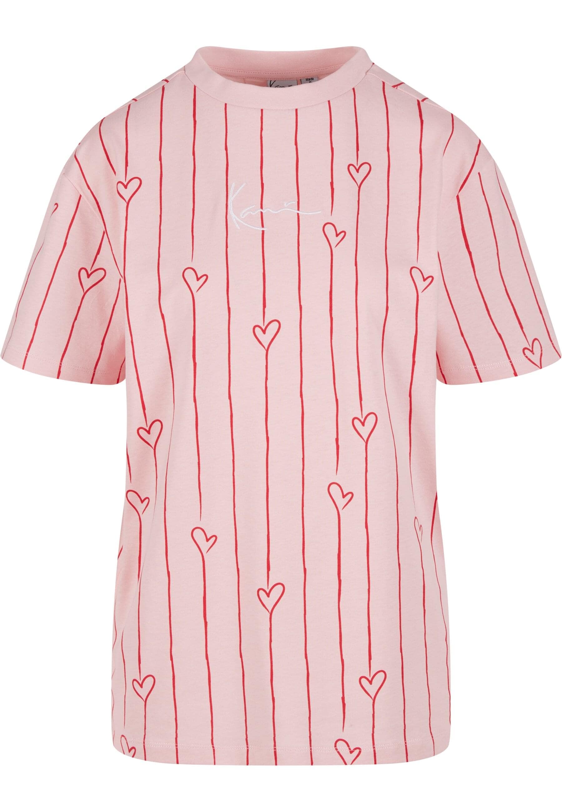 Karl Kani T-Shirt "Karl Kani KW251-027-2 Signature Heart Pinstripe Os Tee" günstig online kaufen